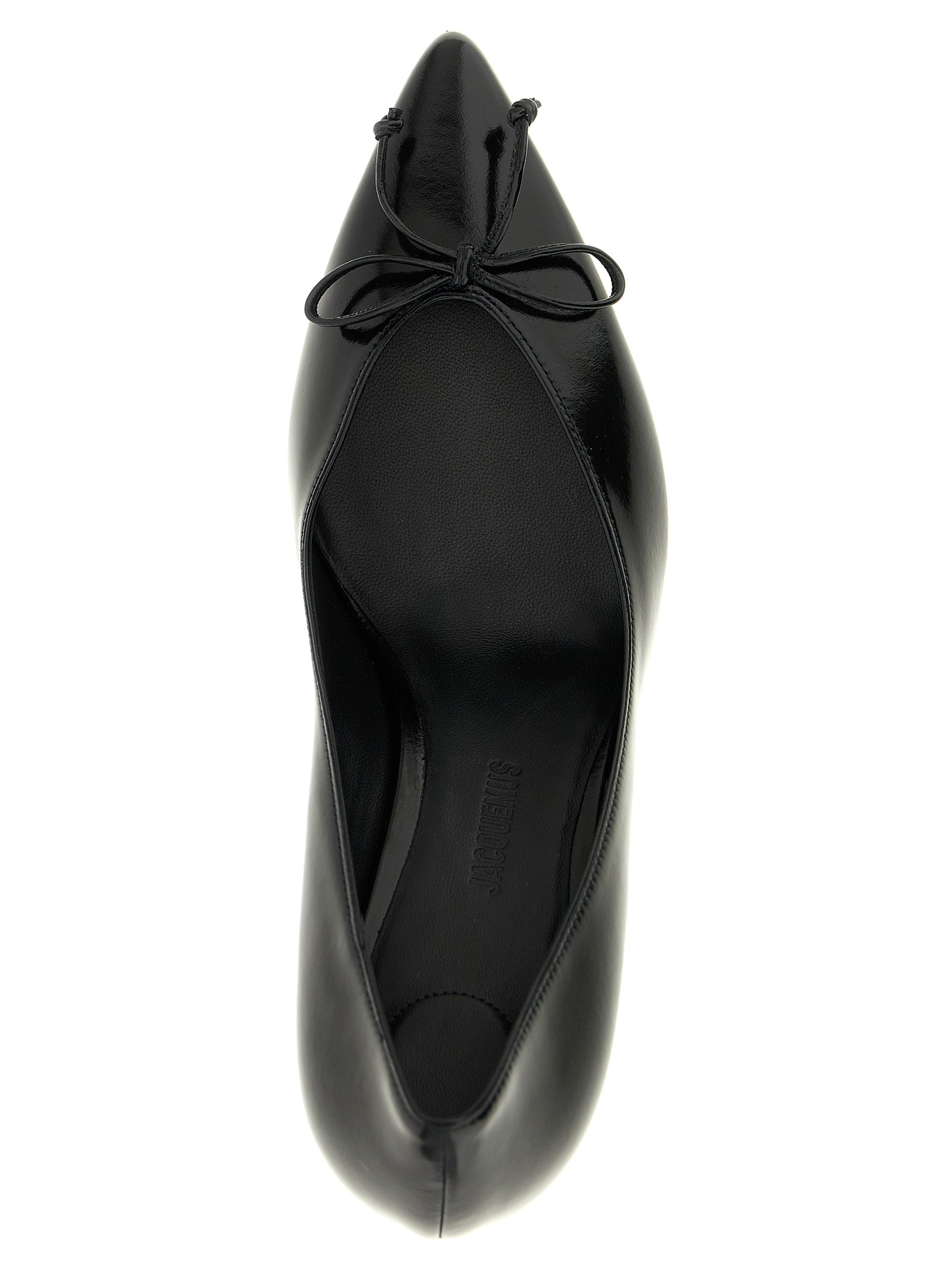 Jacquemus Black Les Escarpins Tourni Leather Pumps
