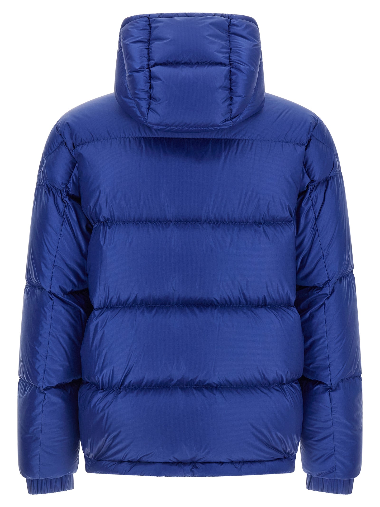 Moncler Blue Rivau Nylon Full-Length Jacket