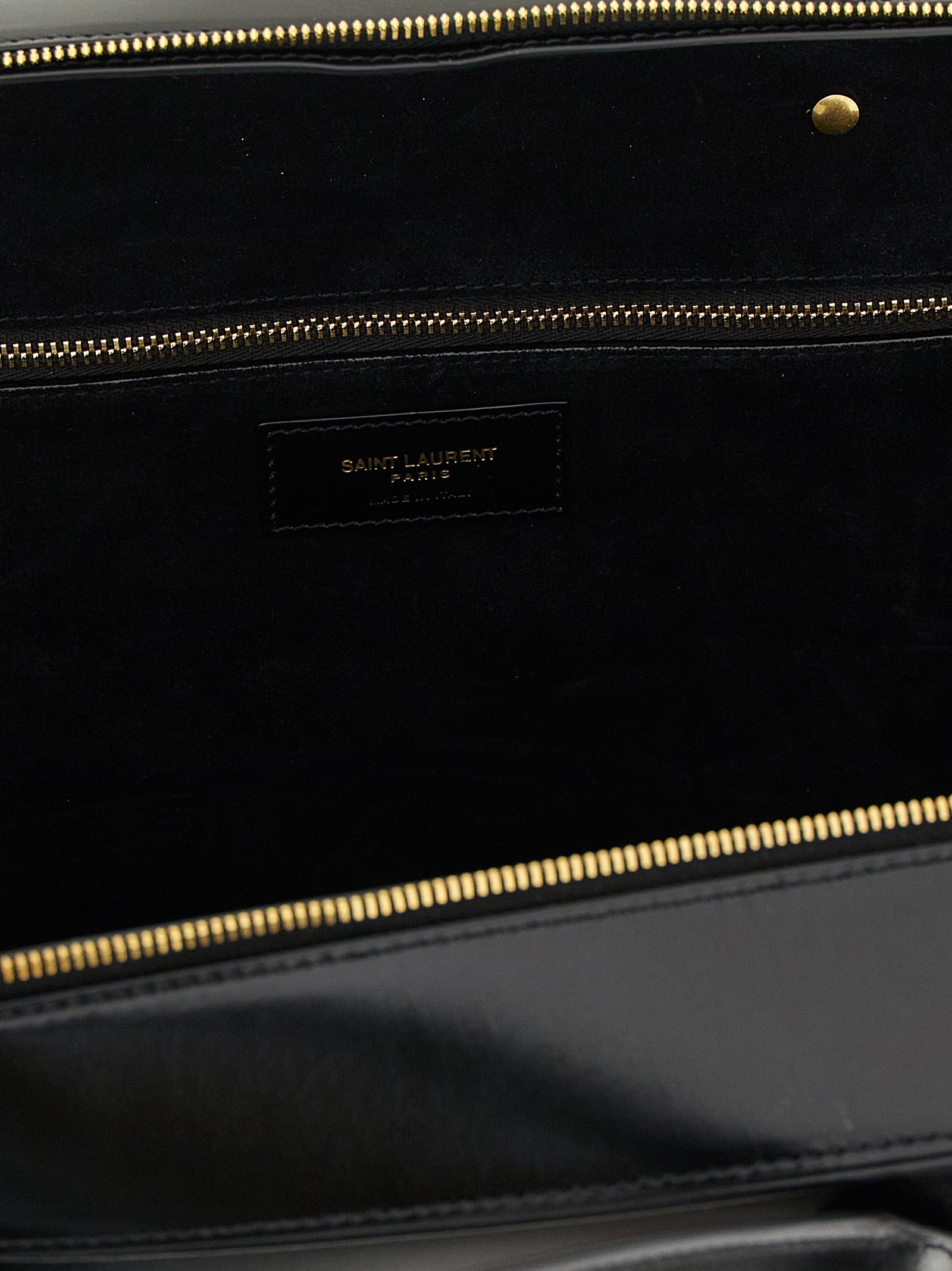 Saint Laurent Black Sac De Jour Shoulder Bag Calf Leather