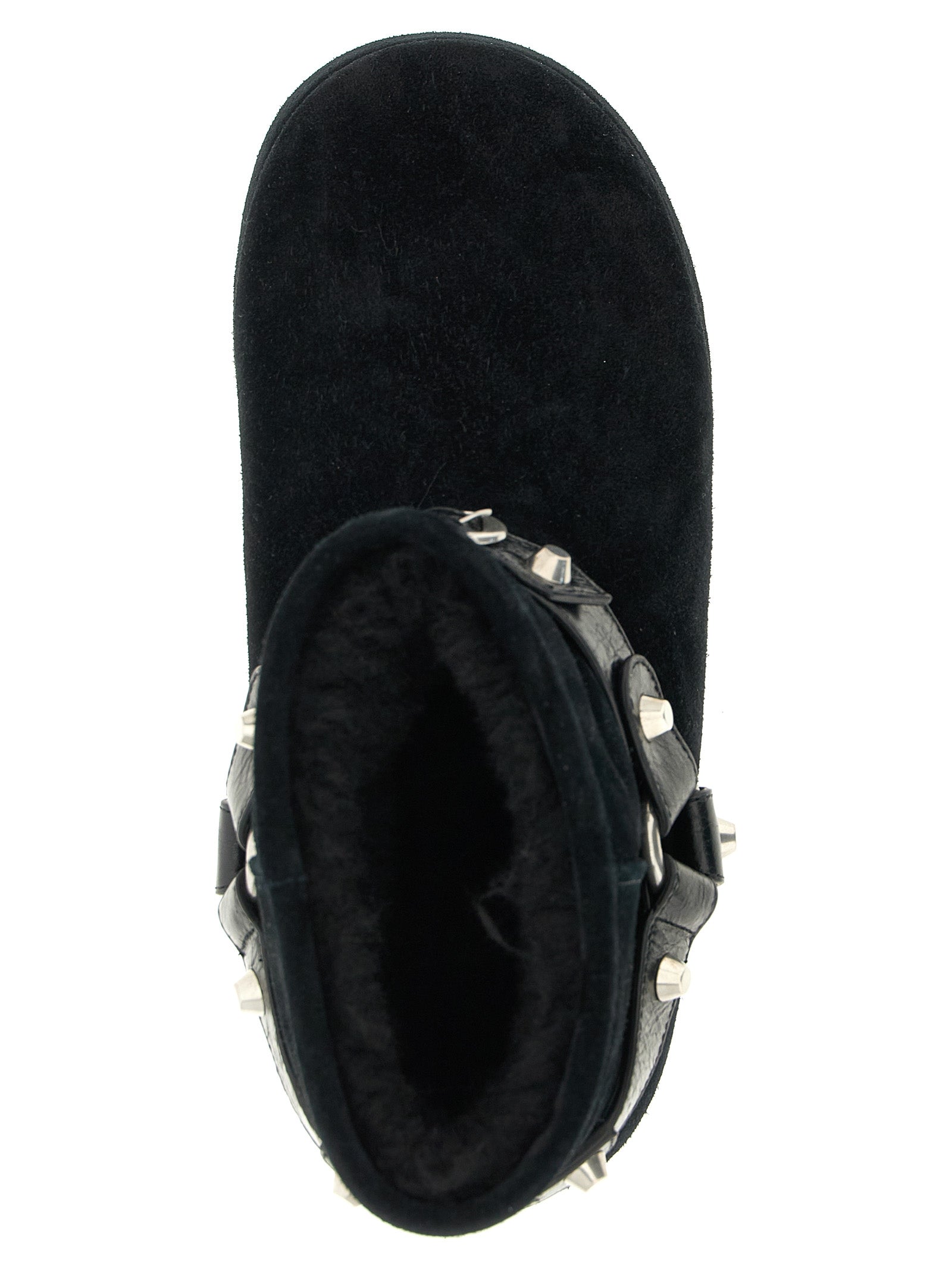 Balenciaga Black Alaska Soft Ankle Boots Calf Leather Lambskin