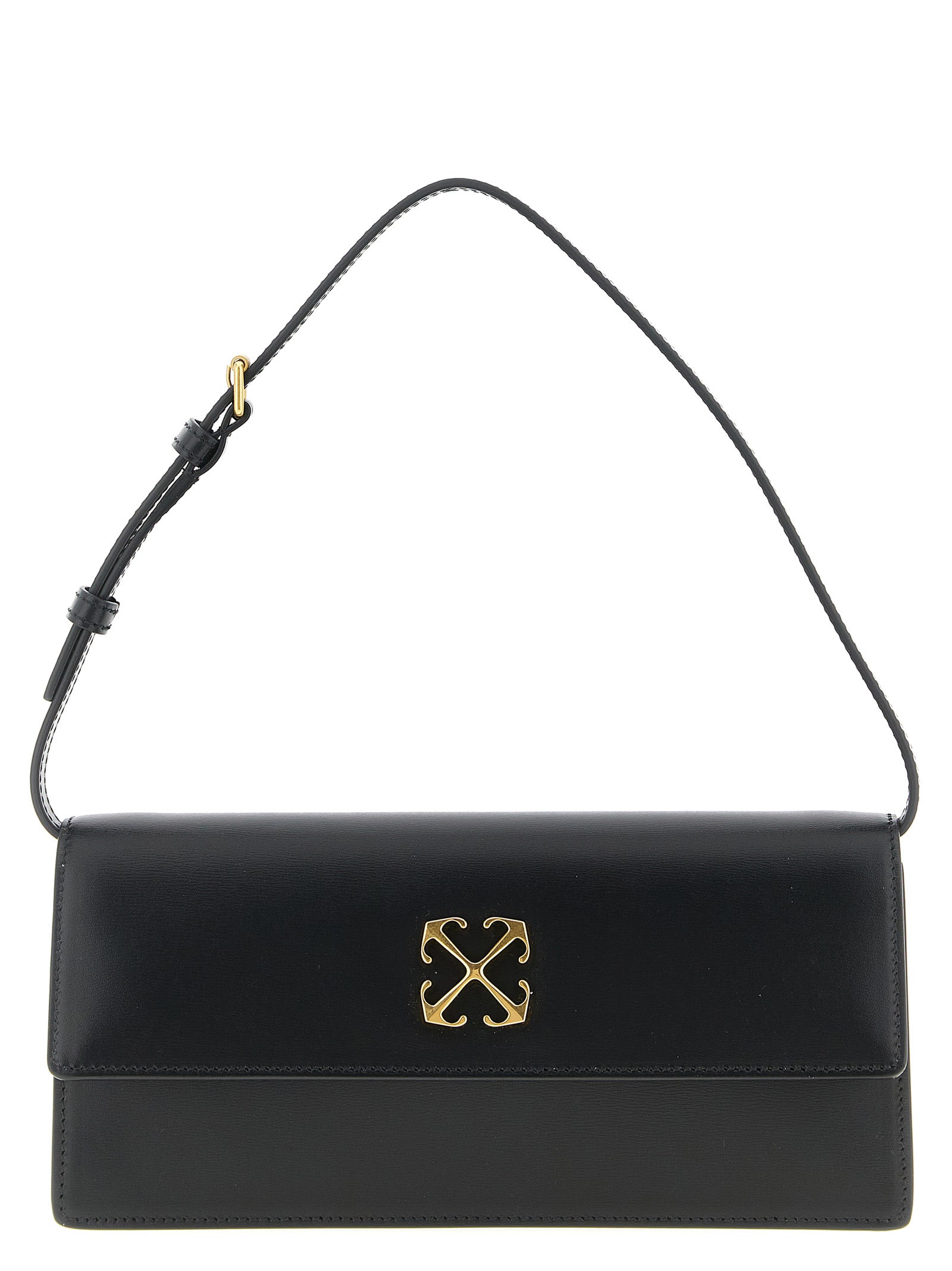 Off-White Schwarze Polyester-Schultertasche