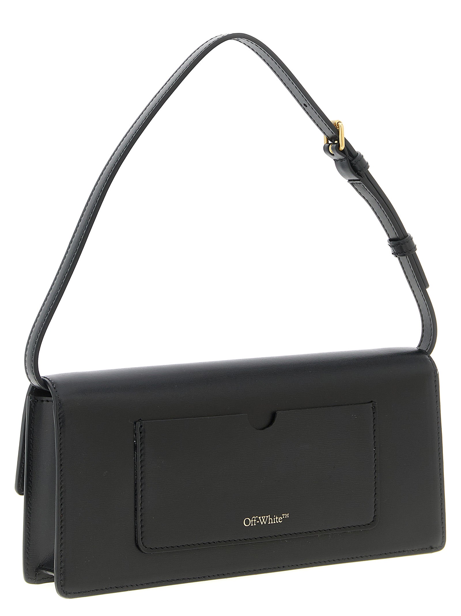 Off-White Schwarze Polyester-Schultertasche