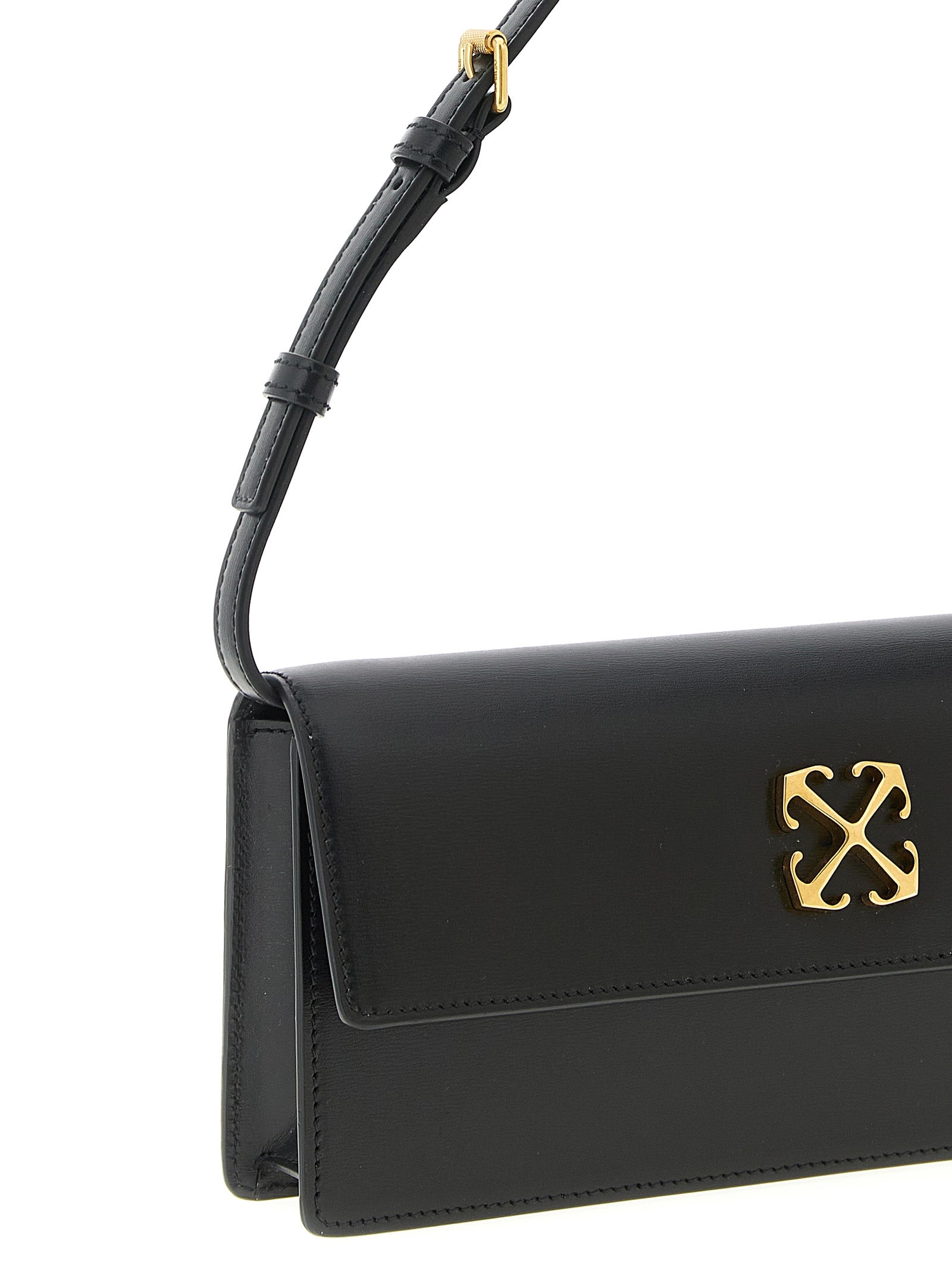 Off-White Schwarze Polyester-Schultertasche