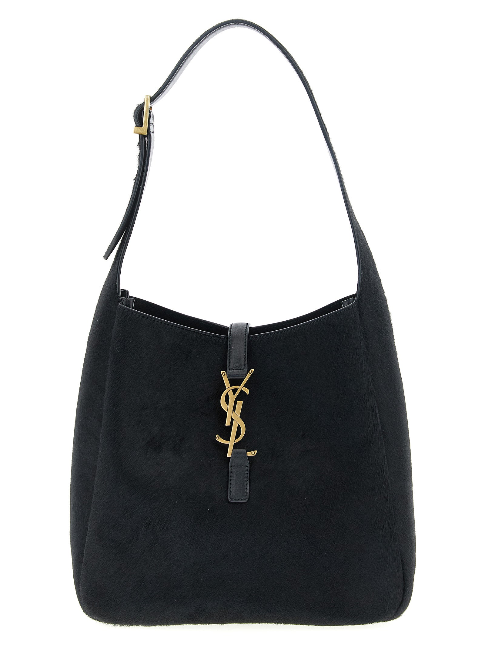 Saint Laurent Black Le 5 à 7 Small Shoulder Bag Calf Leather