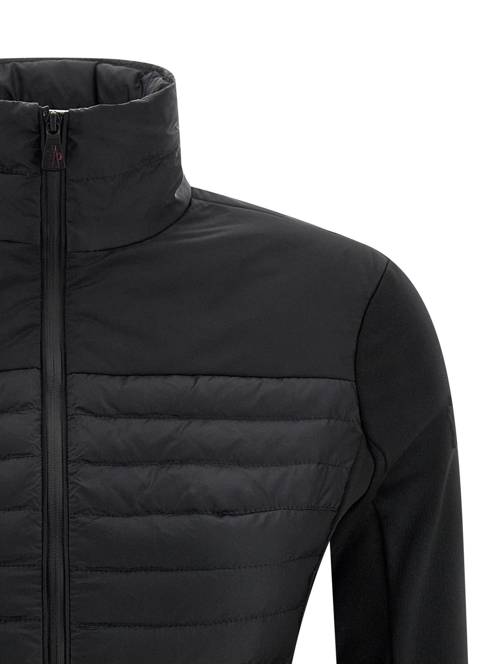 Moncler Grenoble Black Nylon Cardigan