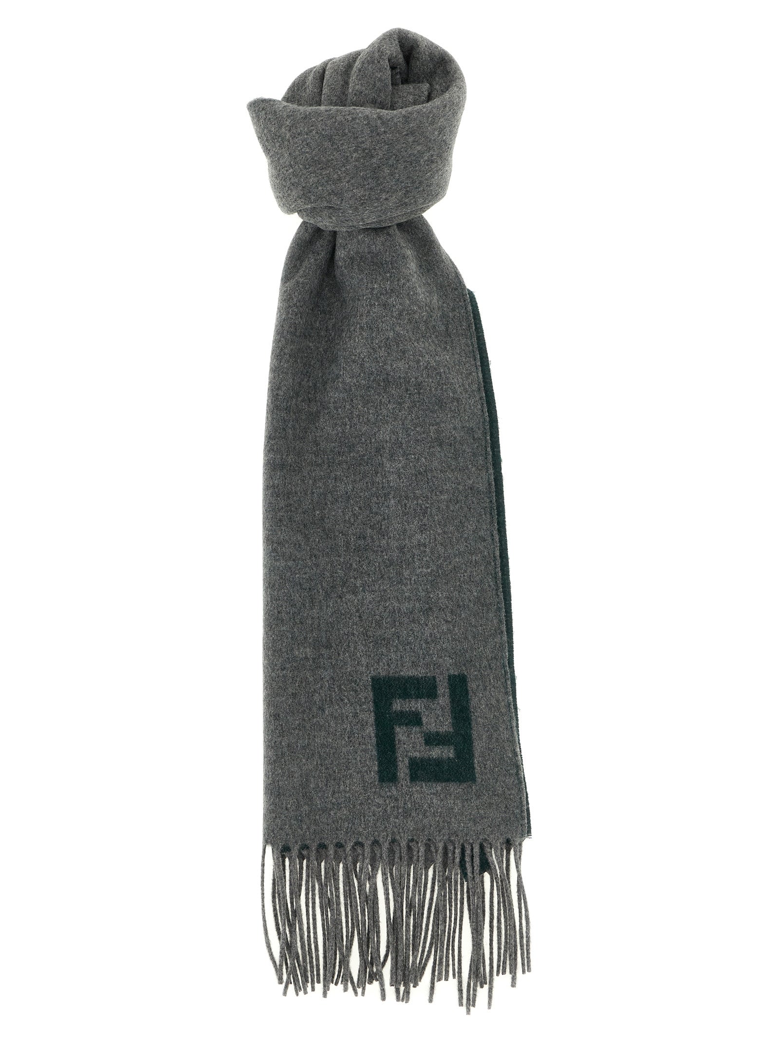 Fendi Multicolor Wool Cashmere Scarf
