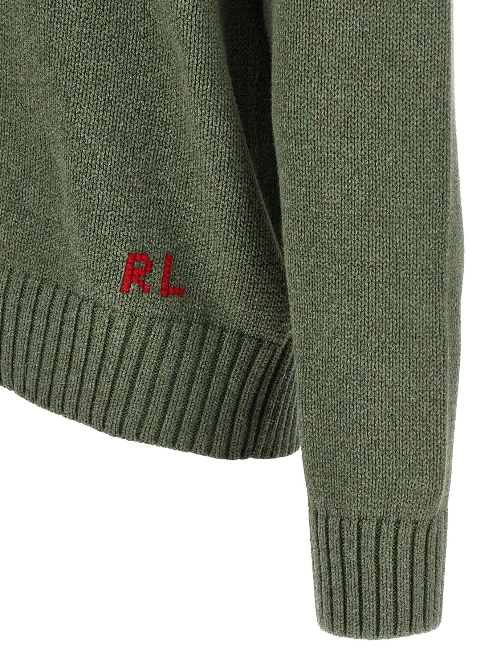 Polo Ralph Lauren Green Cotton Cardigan