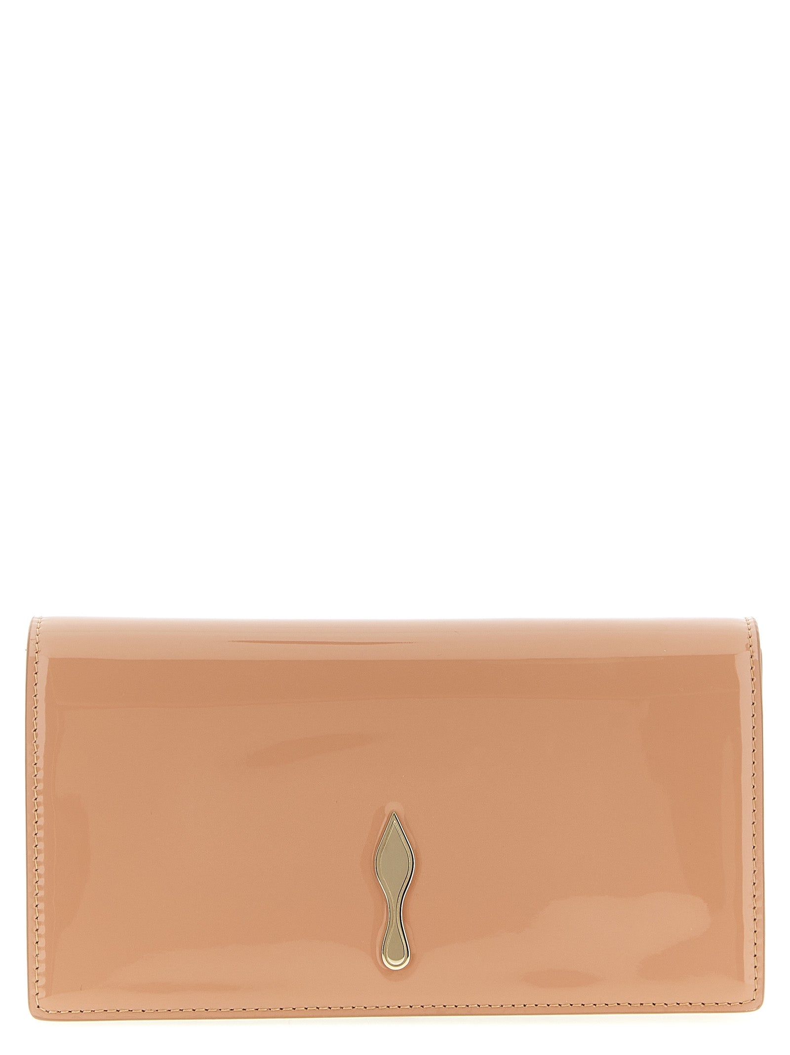 Christian Louboutin Pink Bettina Clutch Leather