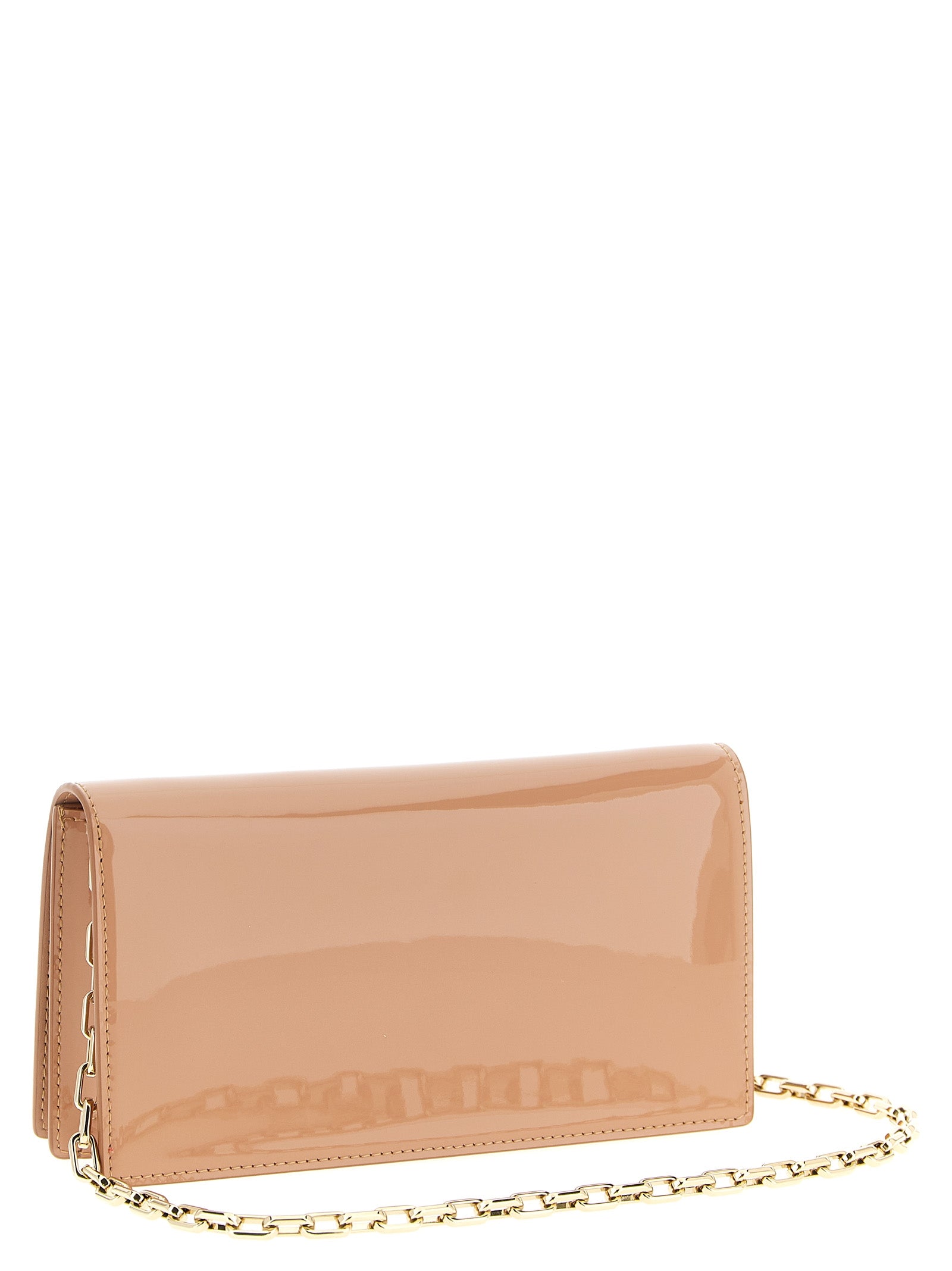 Christian Louboutin Pink Bettina Clutch Leather