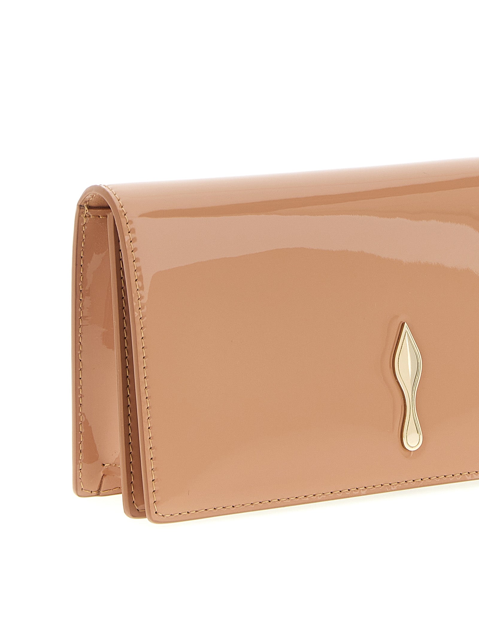 Christian Louboutin Pink Bettina Clutch Leather