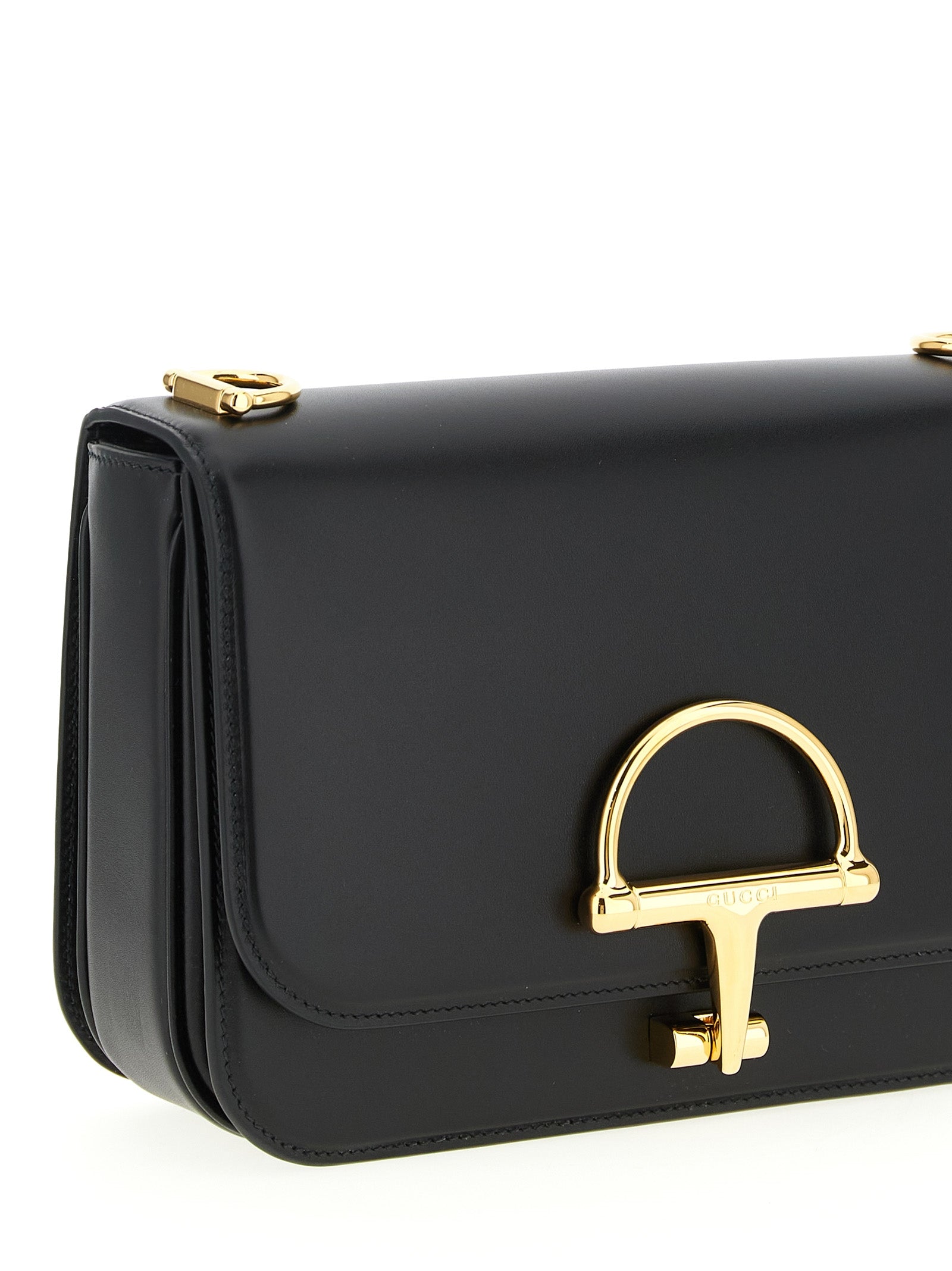 Gucci Black Siena Shoulder Bag Calf Leather