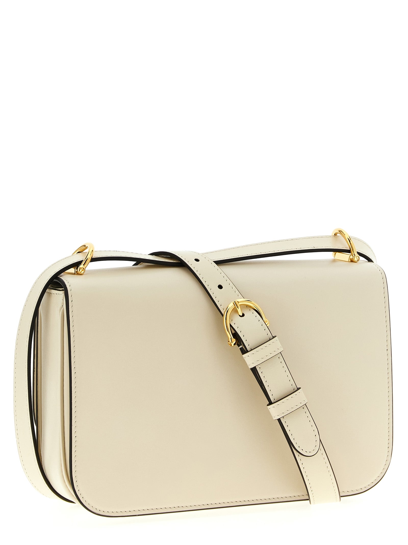 Gucci White Siena Shoulder Bag Calf Leather