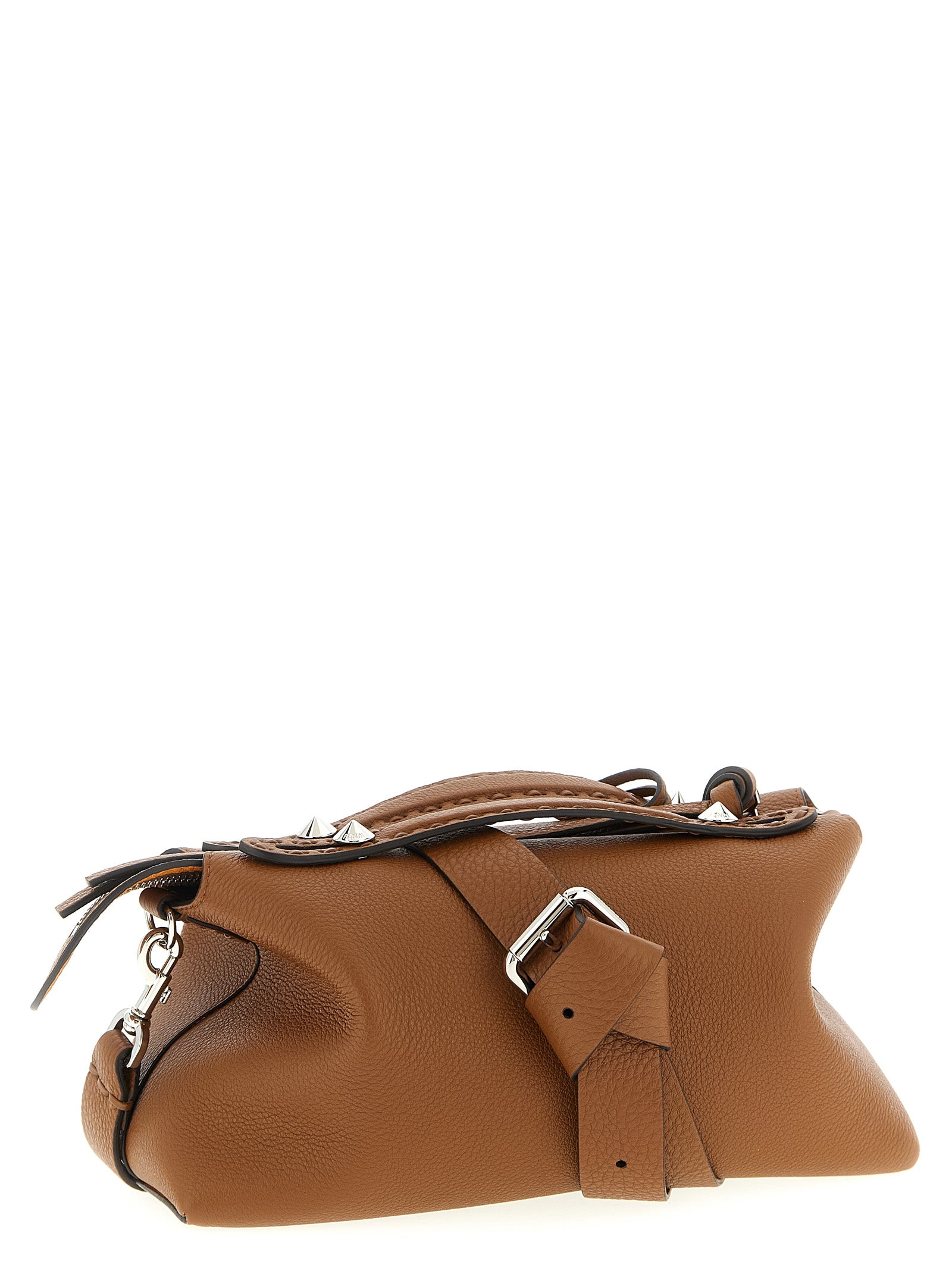 Fendi Brown By The Way Selleria Medium Handbag Calf Leather