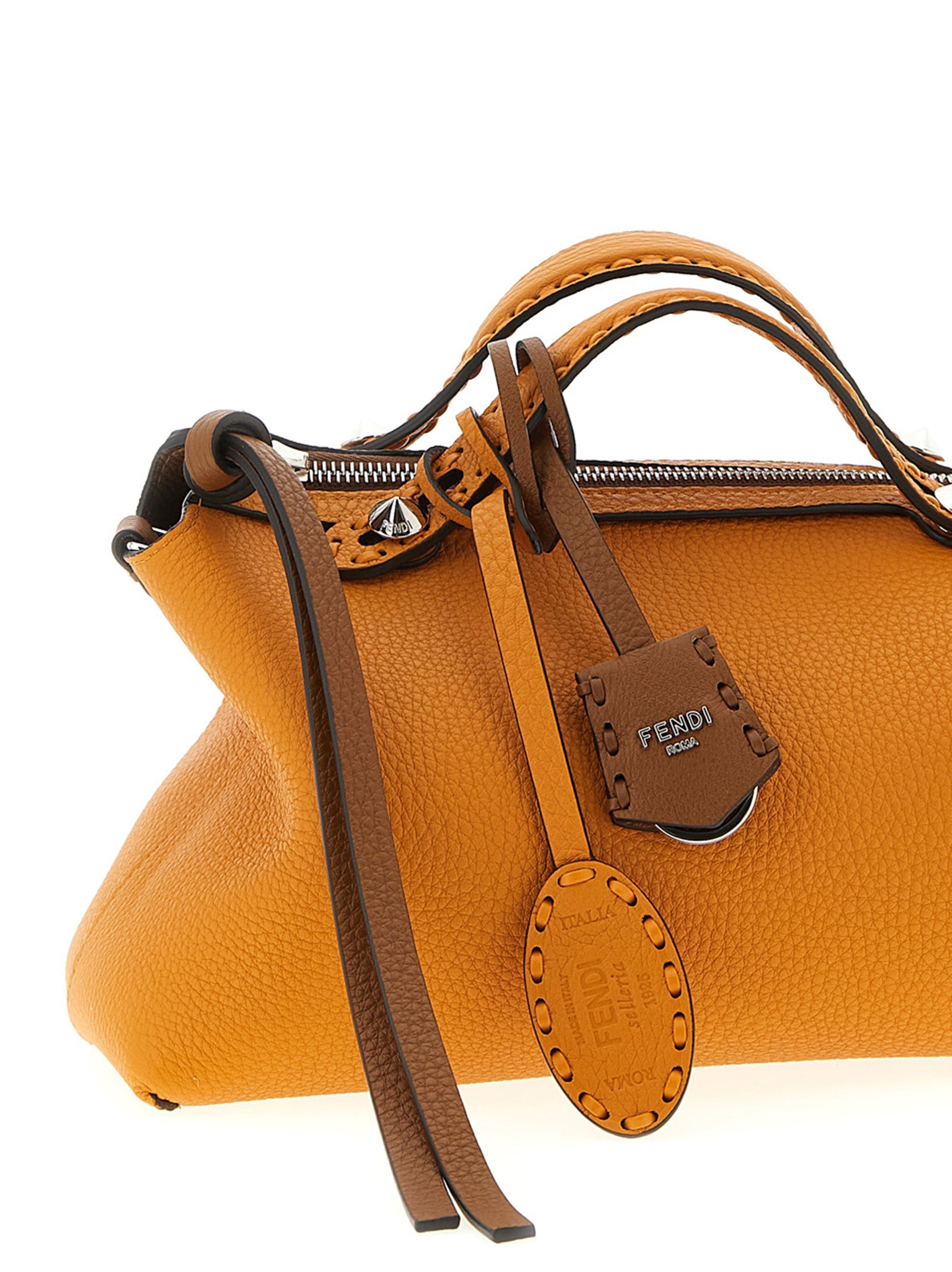 Fendi Brown By The Way Selleria Medium Handbag Calf Leather