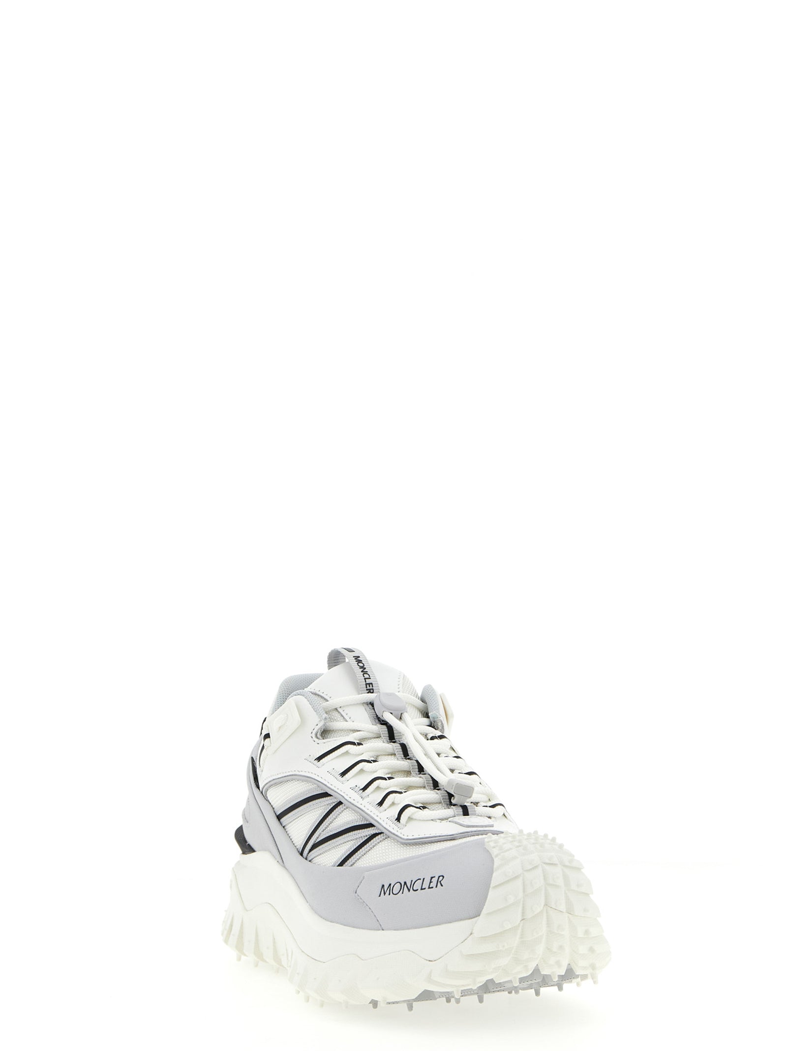 Moncler Graue Sportsneaker aus Polyamid