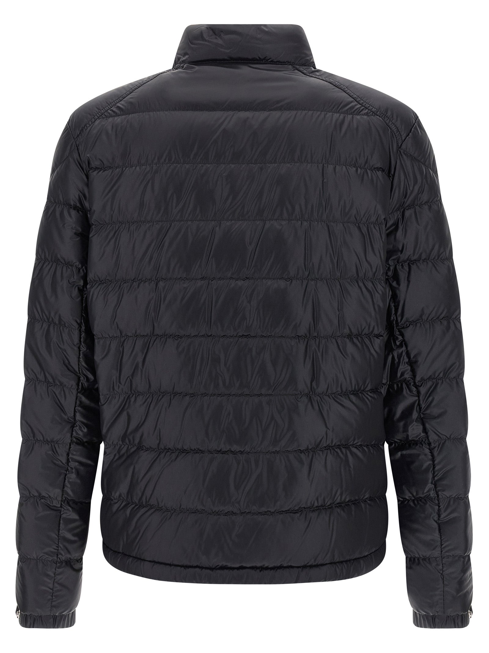 Moncler Blue Nylon Full-Length Jacket