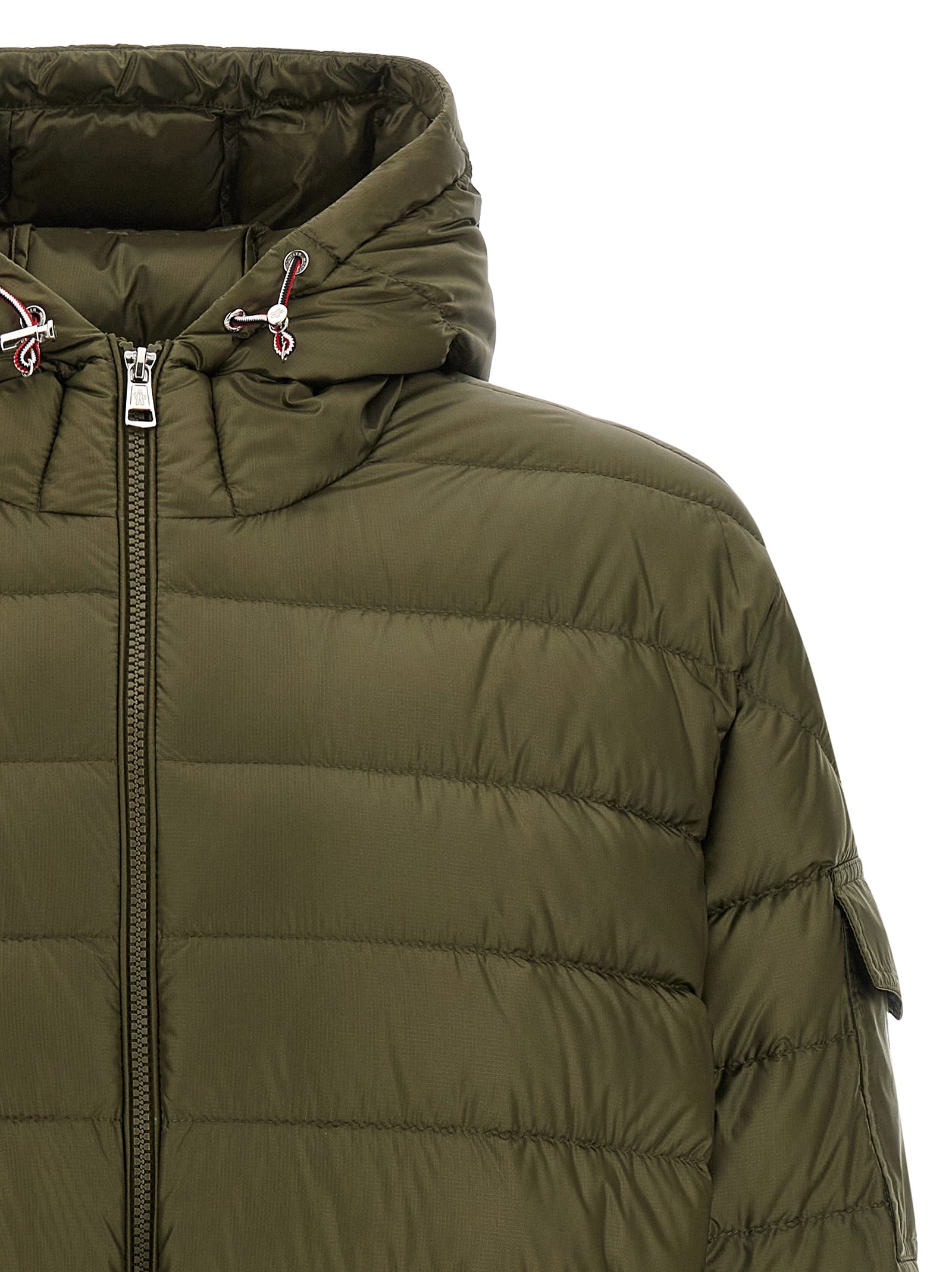 Moncler Green Oahu Nylon Bicolor Parka