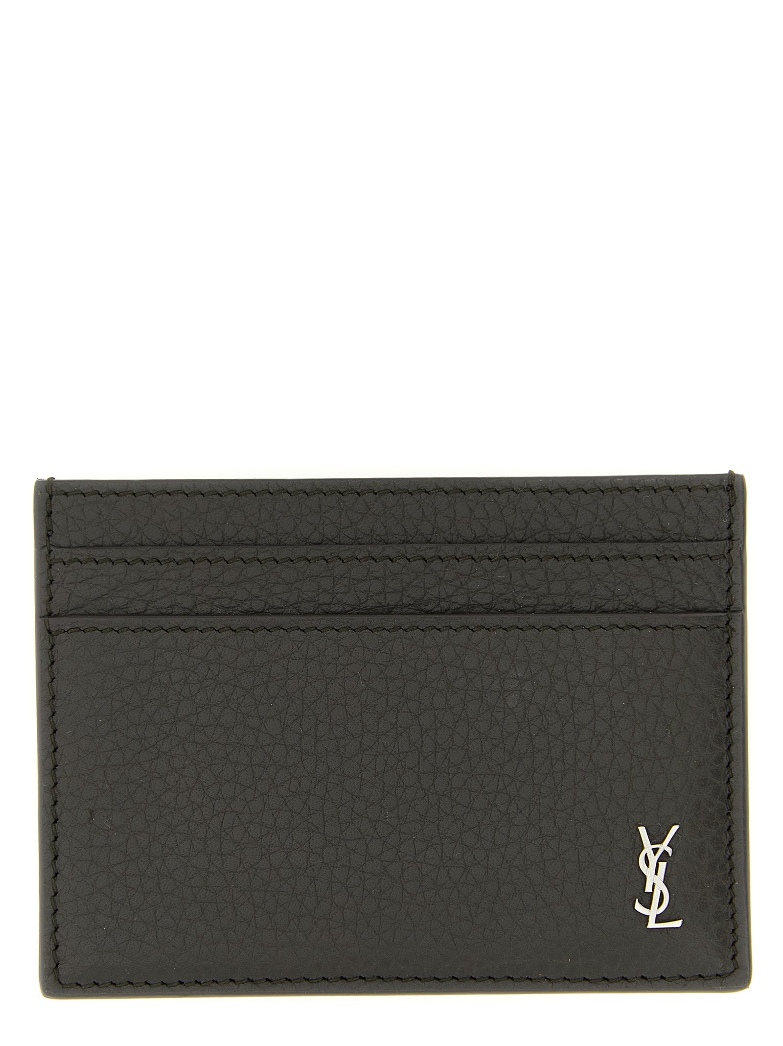 Saint Laurent Brown Cardholder Leather