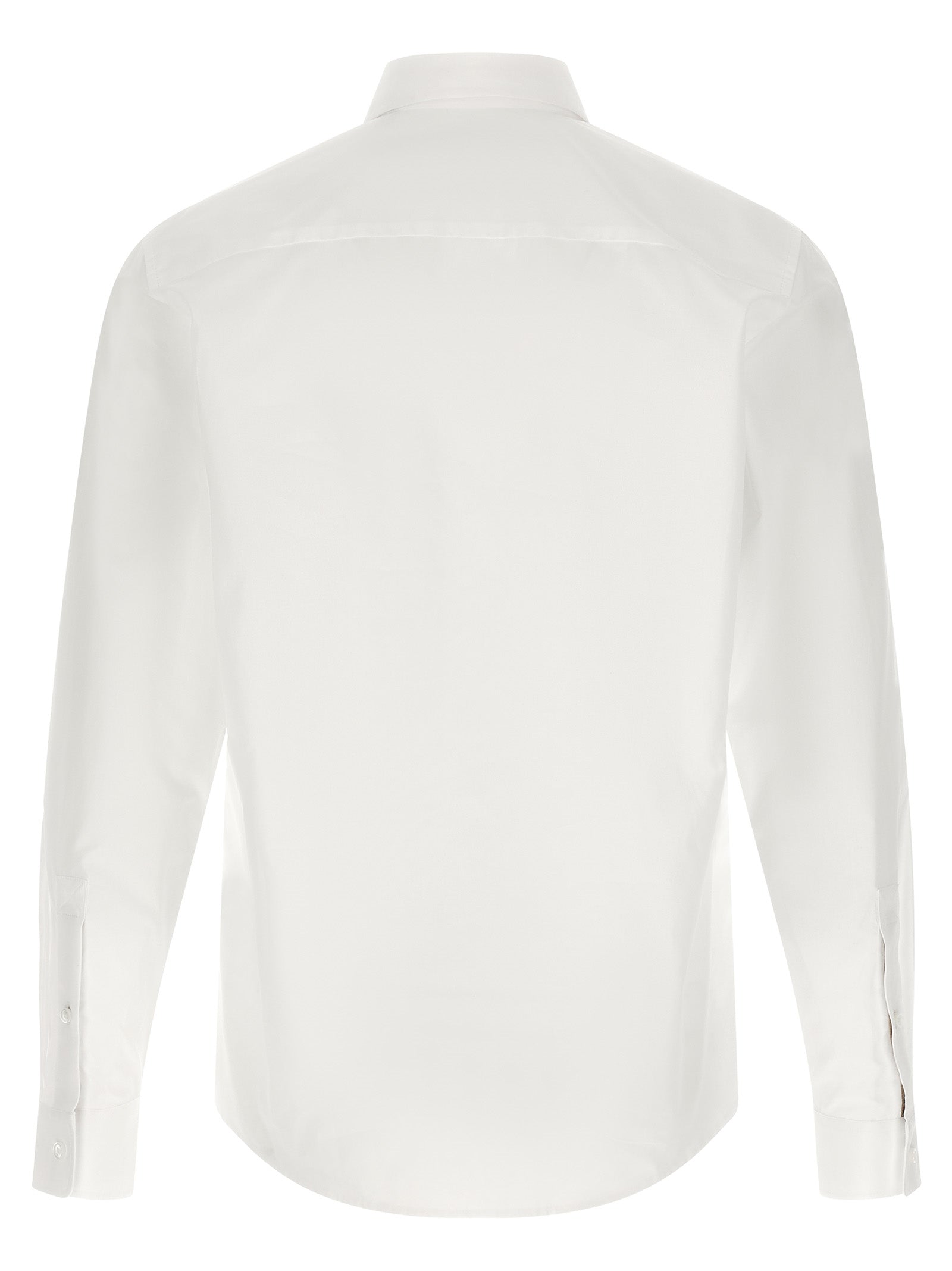 Burberry White Cotton Poplin Shirt