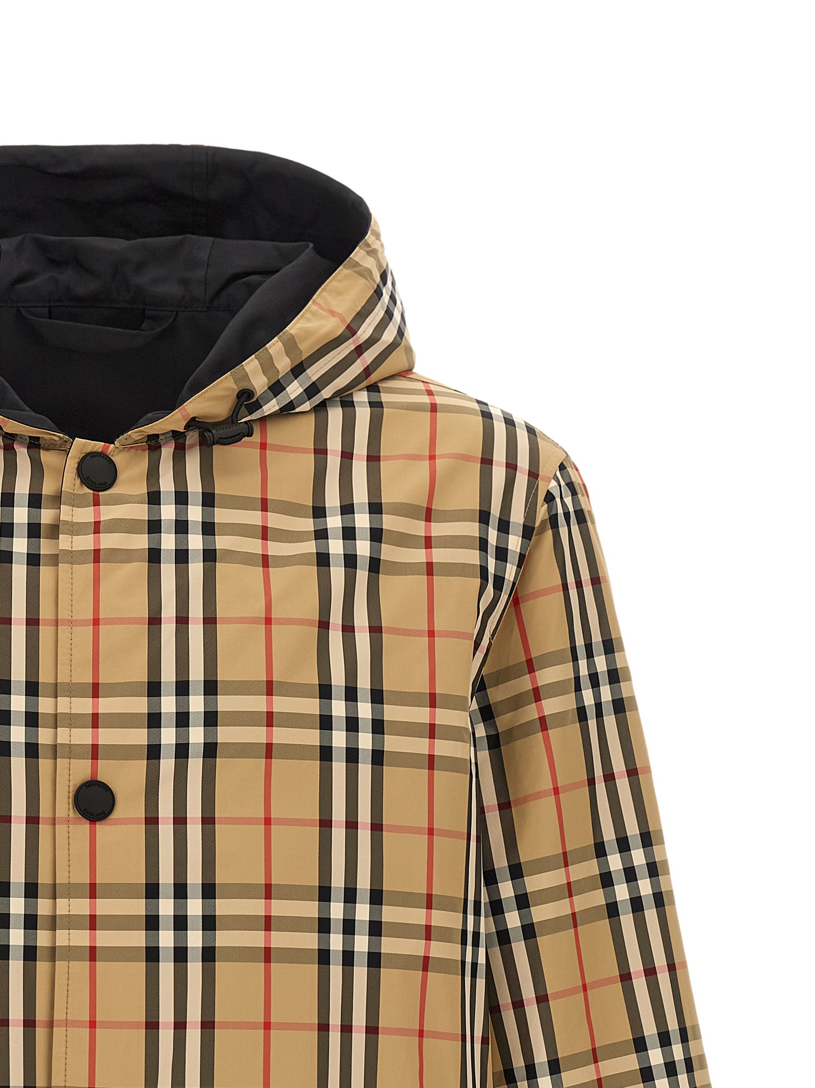 Burberry Mehrfarbige Shell-Jacke aus Polyamid