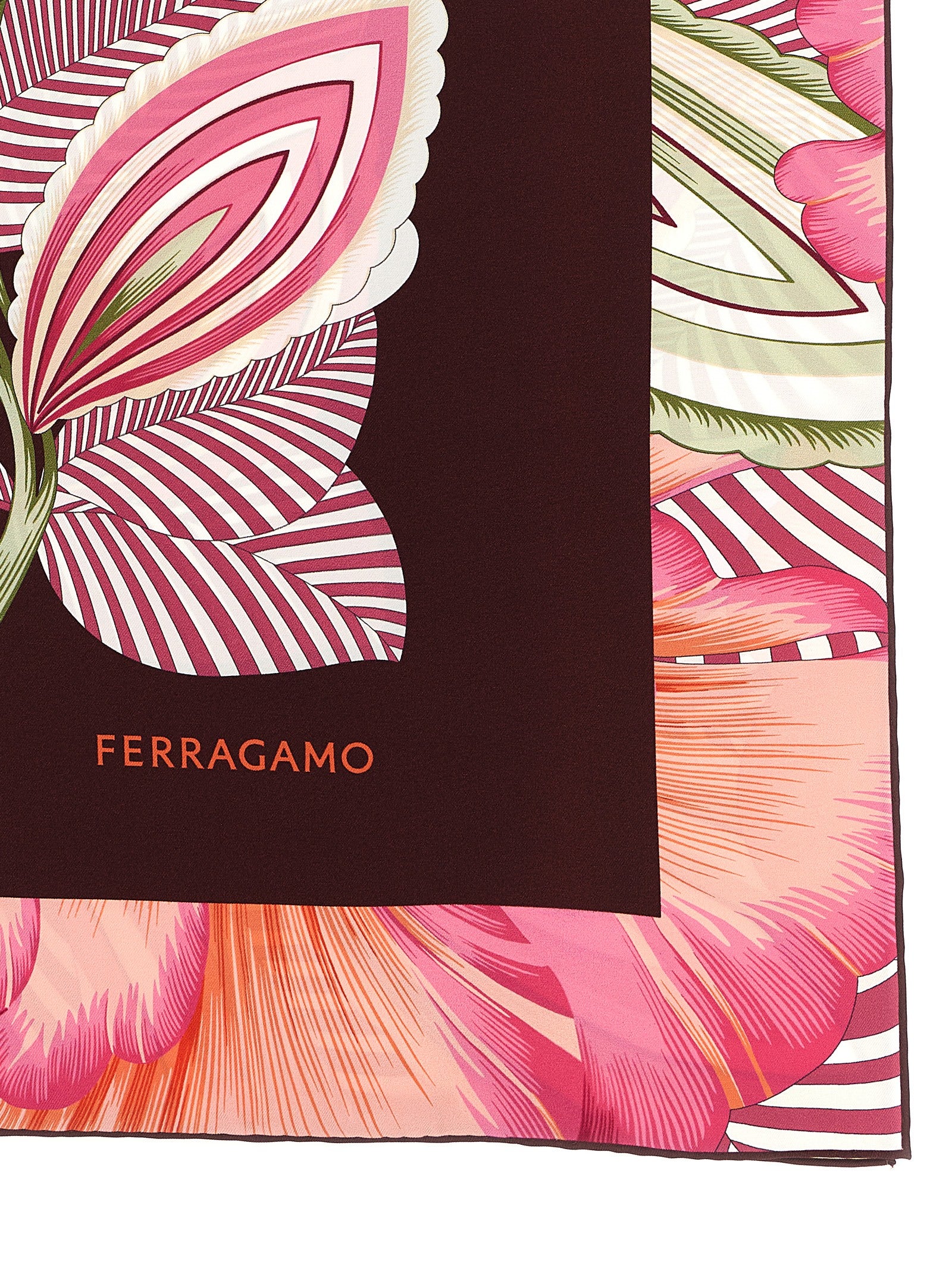 Ferragamo Seidenschal, mehrfarbig