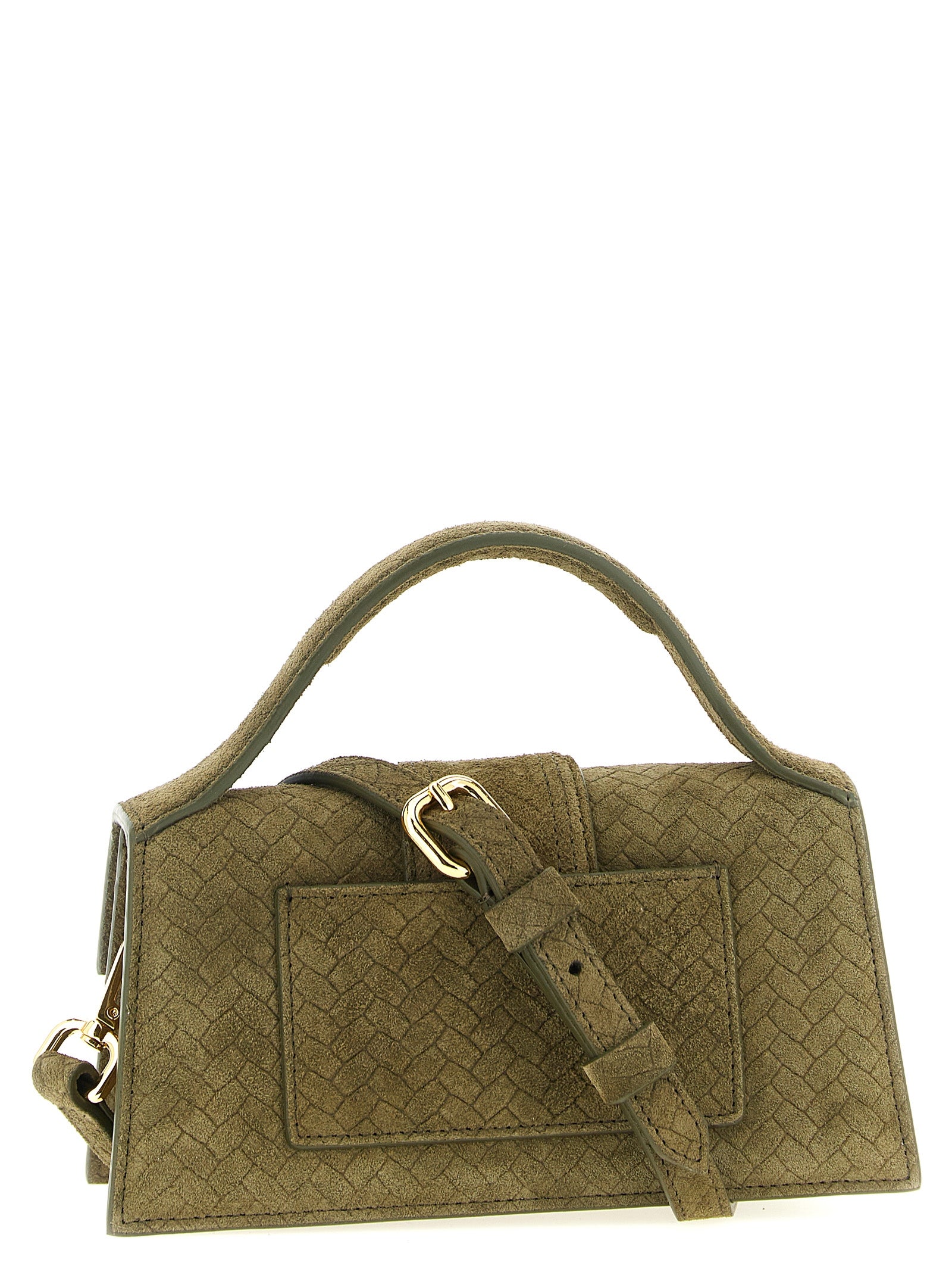 Jacquemus Green Le Bambino Calf Leather Handbag