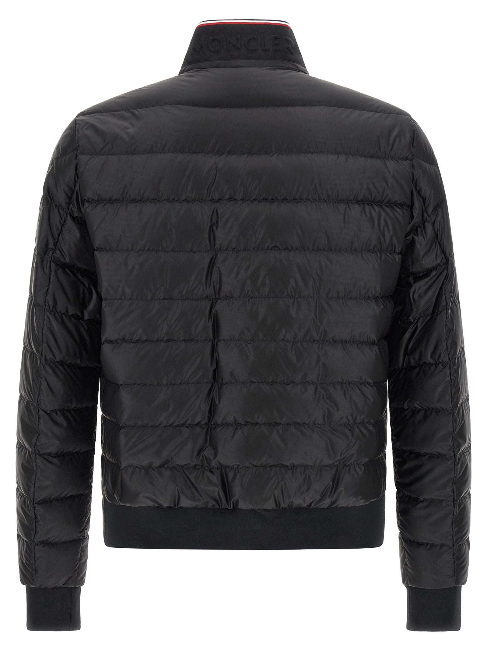 Moncler Black Rigel Nylon Full-Length Jacket