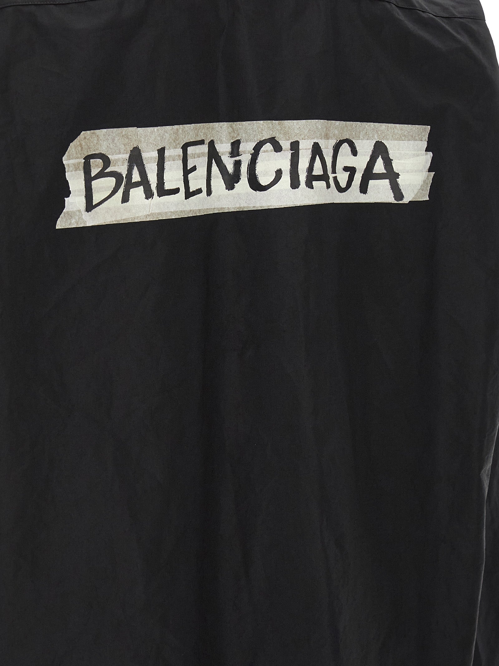 Balenciaga Black Cotton Poplin Shirt