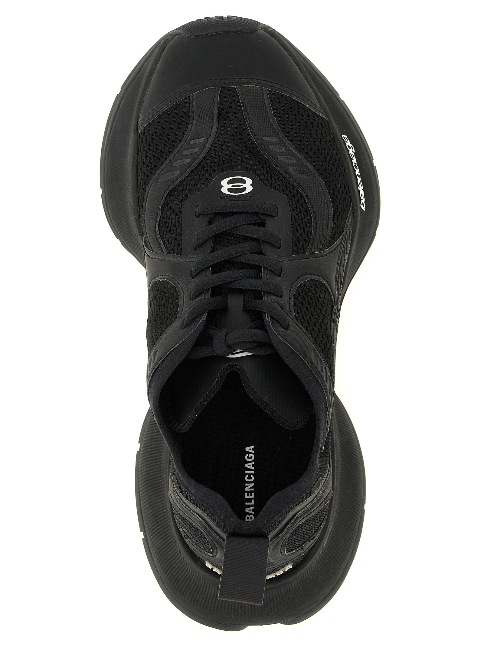 Balenciaga Black Circuit Synthetic Athletic Sneakers