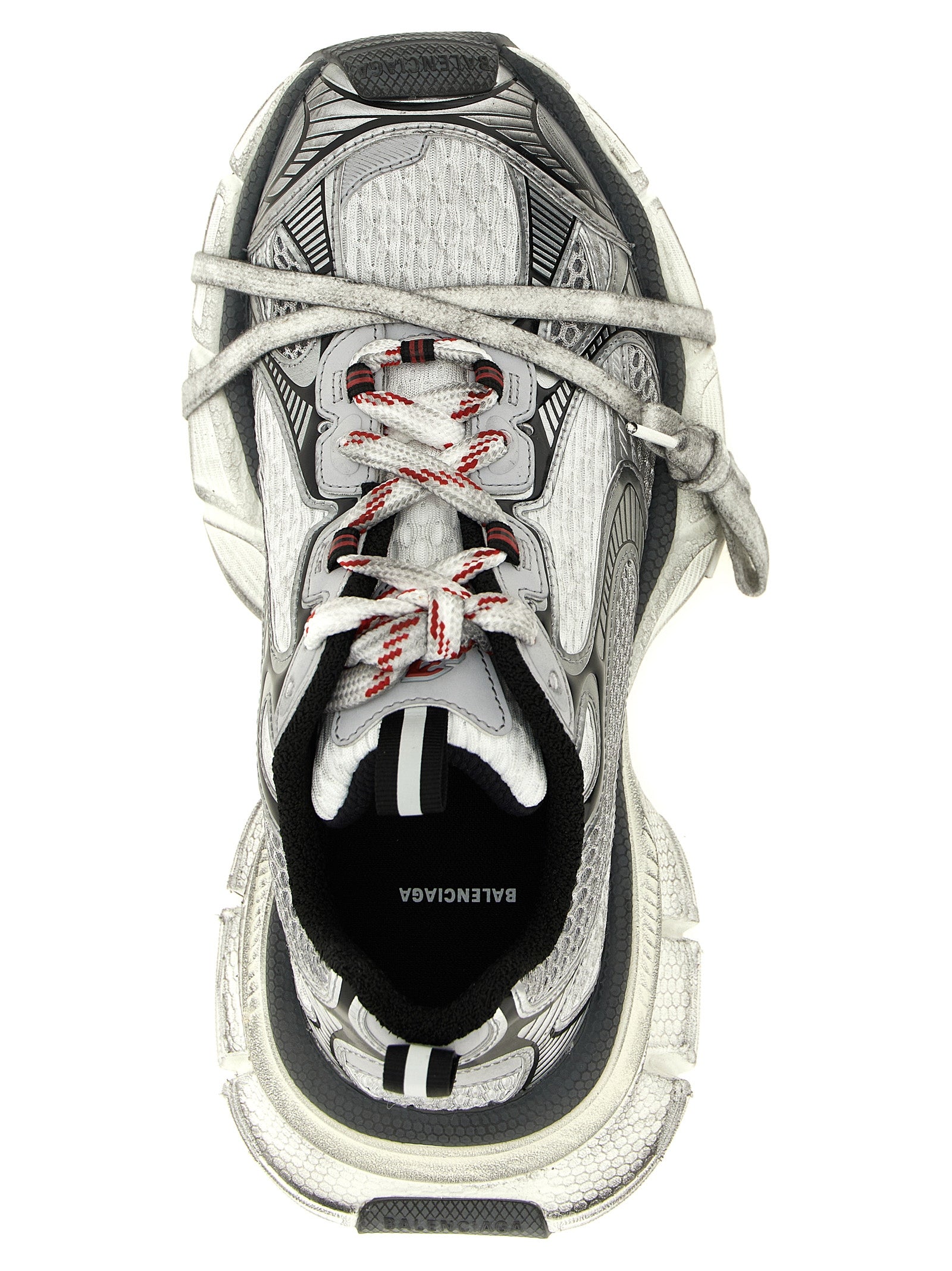 Balenciaga Gray 3XL Synthetic Athletic Sneakers