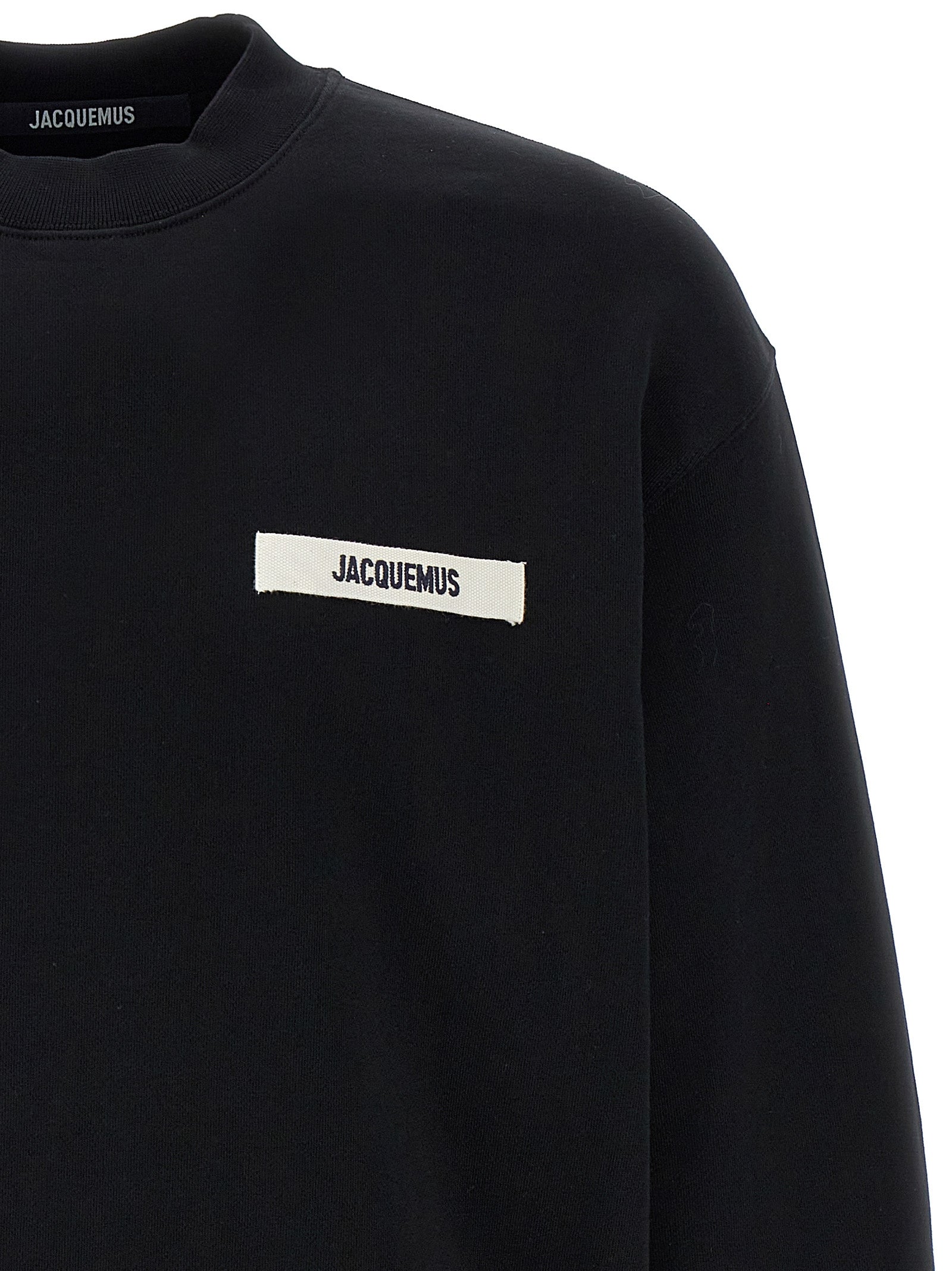 Jacquemus Schwarzes Baumwoll-Sweatshirt