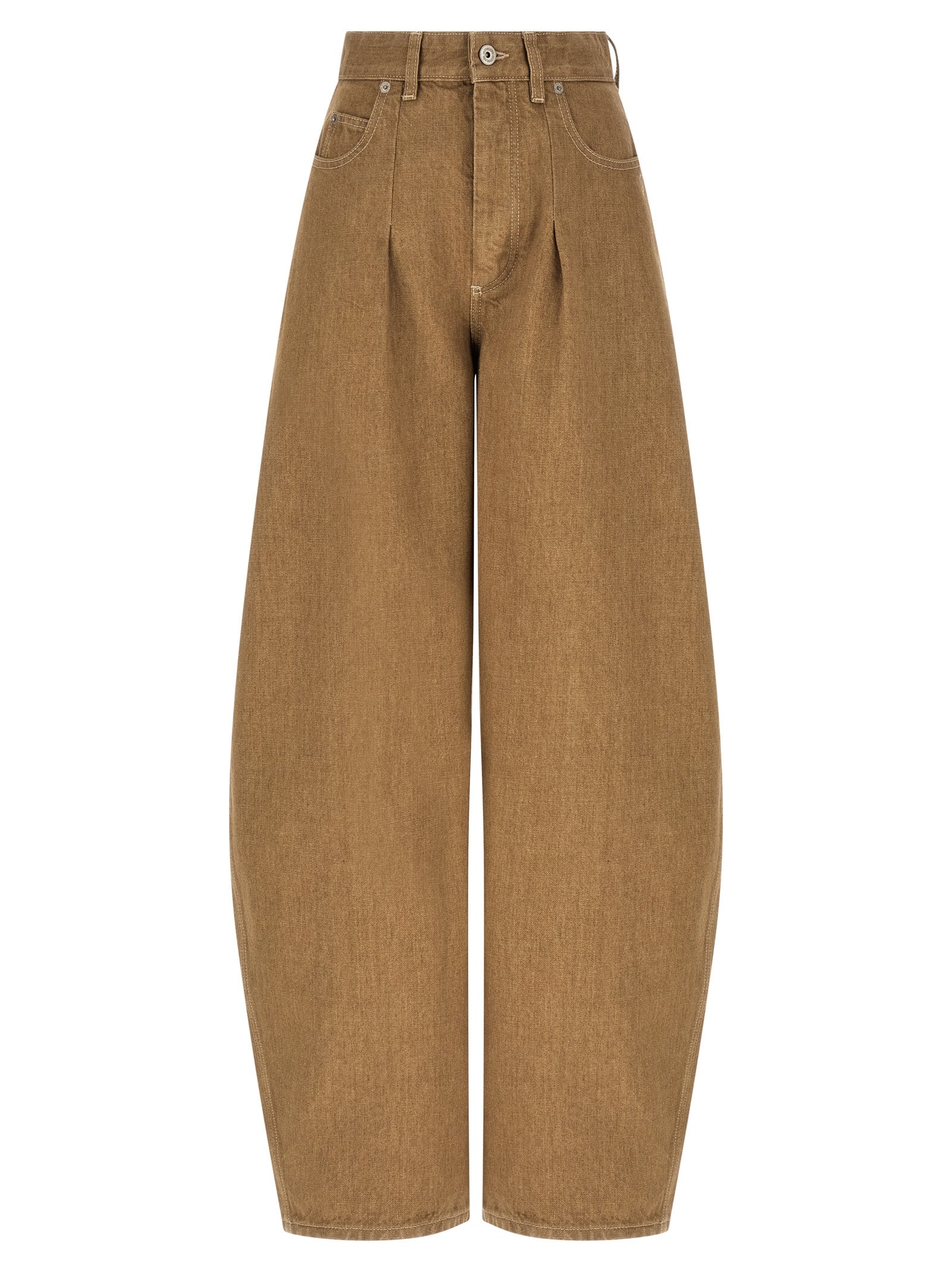 Jacquemus Beige Le De-Nîmes Ovalo Cotton Denim Jeans