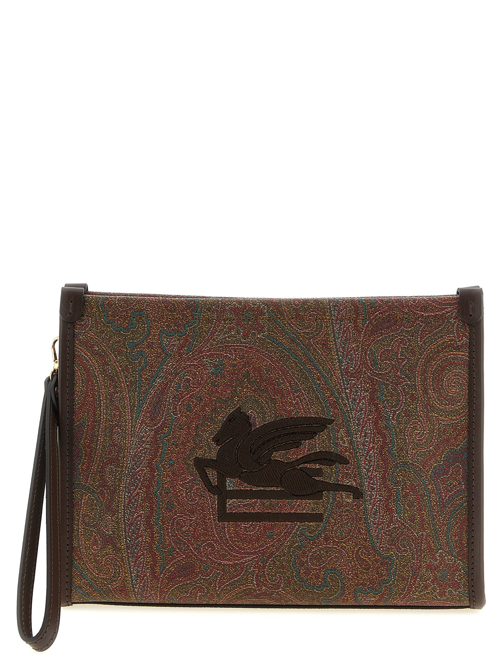 Pochette Etro en coton multicolore