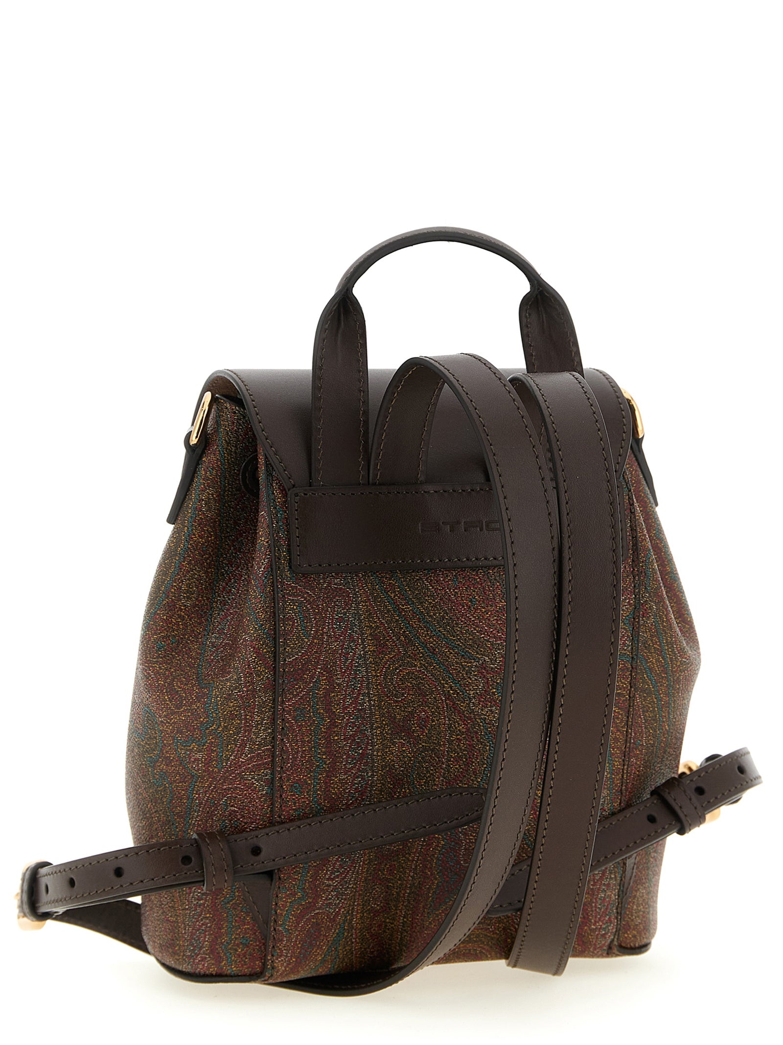 Etro Multicolor Arnica Paisley Cotton Backpack
