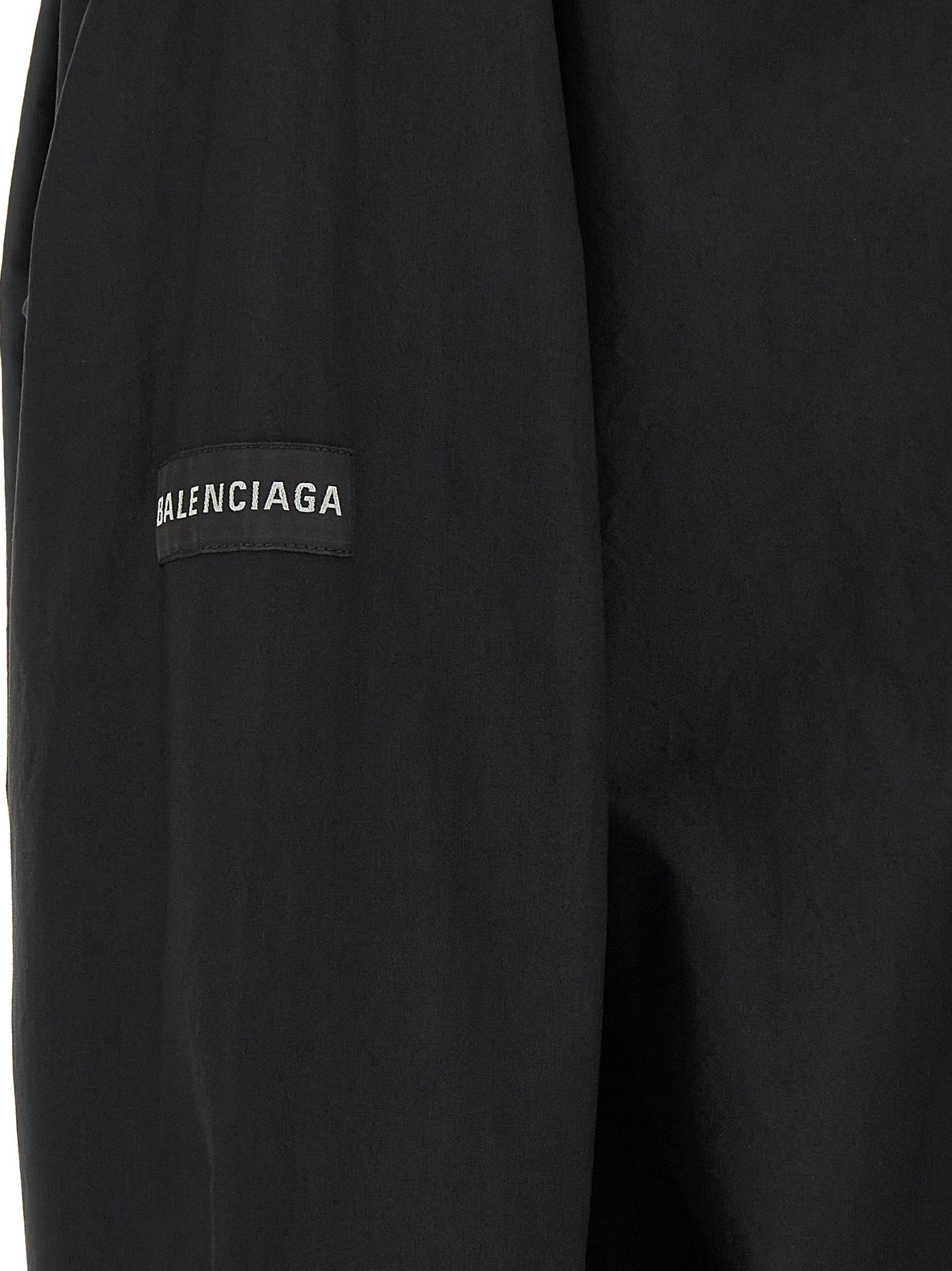 Balenciaga Black Cotton Poplin Shirt