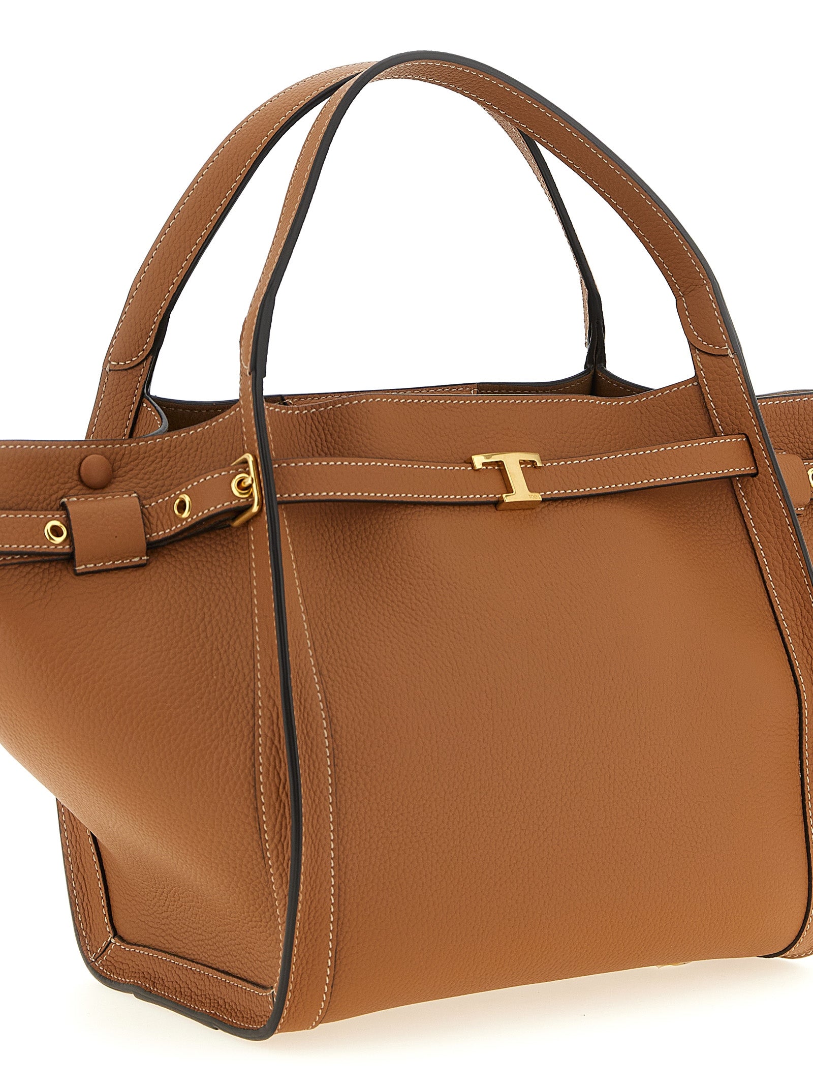 Tod’s Brown Tim Small Leather Tote Bag