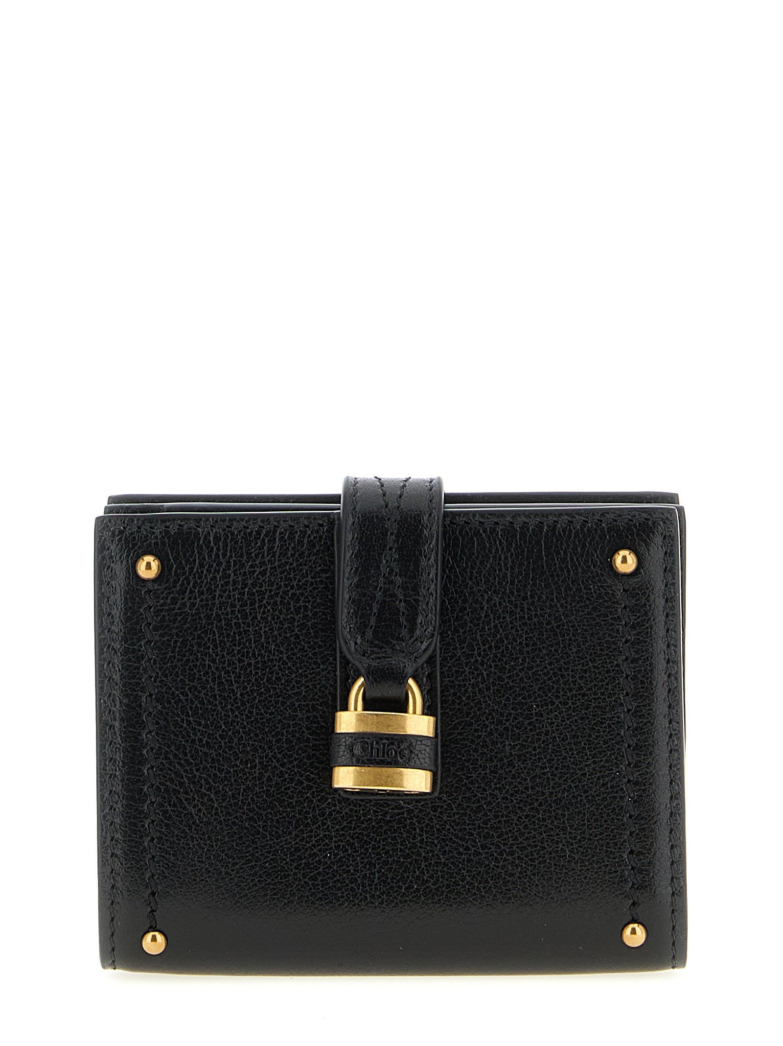 Chloé Black Paddington Leather Cardholder