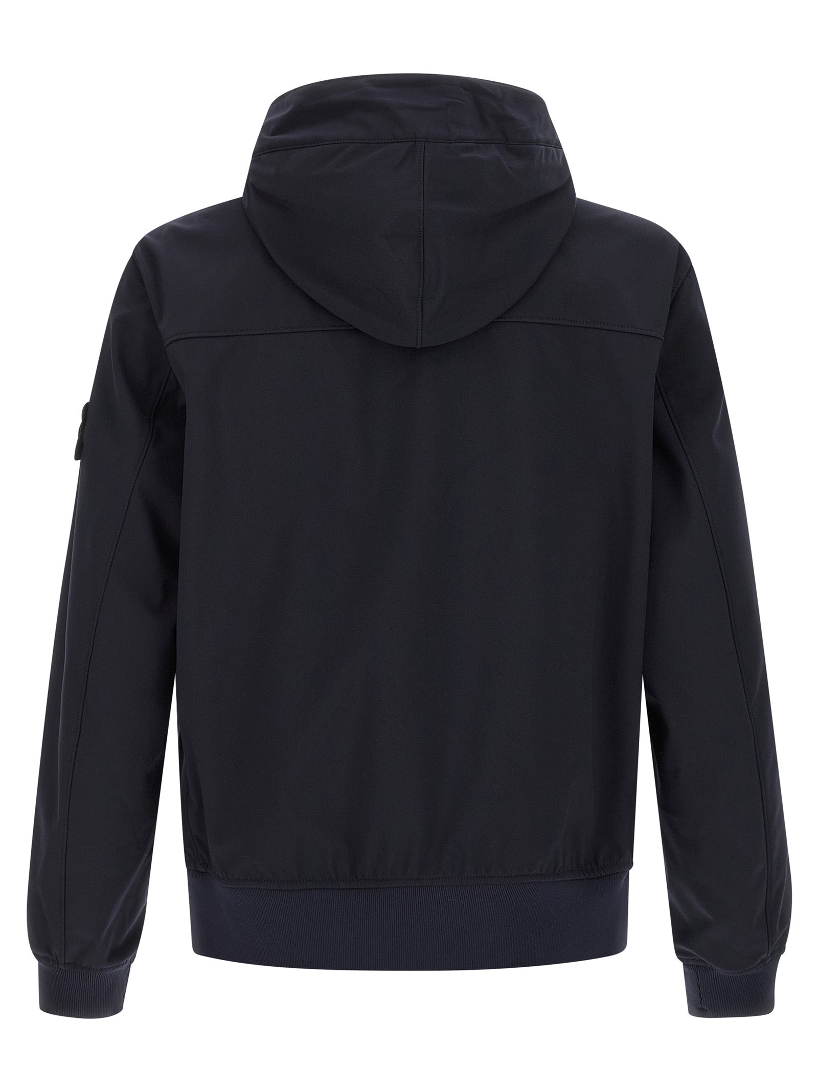 Stone Island blaue Polyester-Shell-Jacke