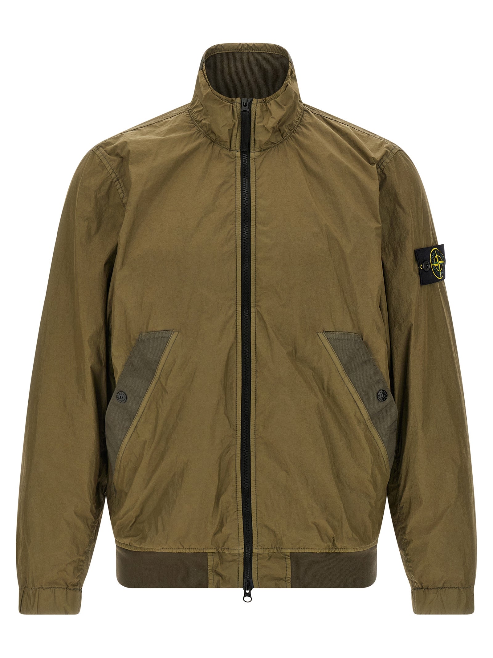Stone Island Bicolor Jacke aus Polyamid