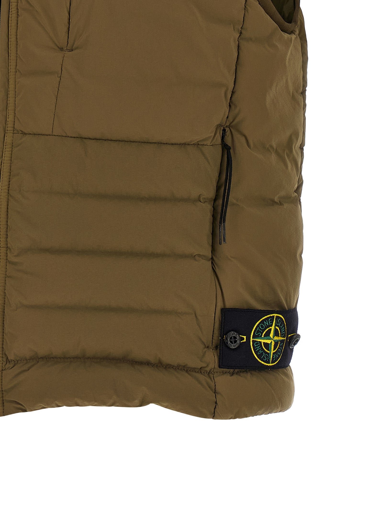 Stone Island Bicolor Polyamide Sleevelesss Jacket