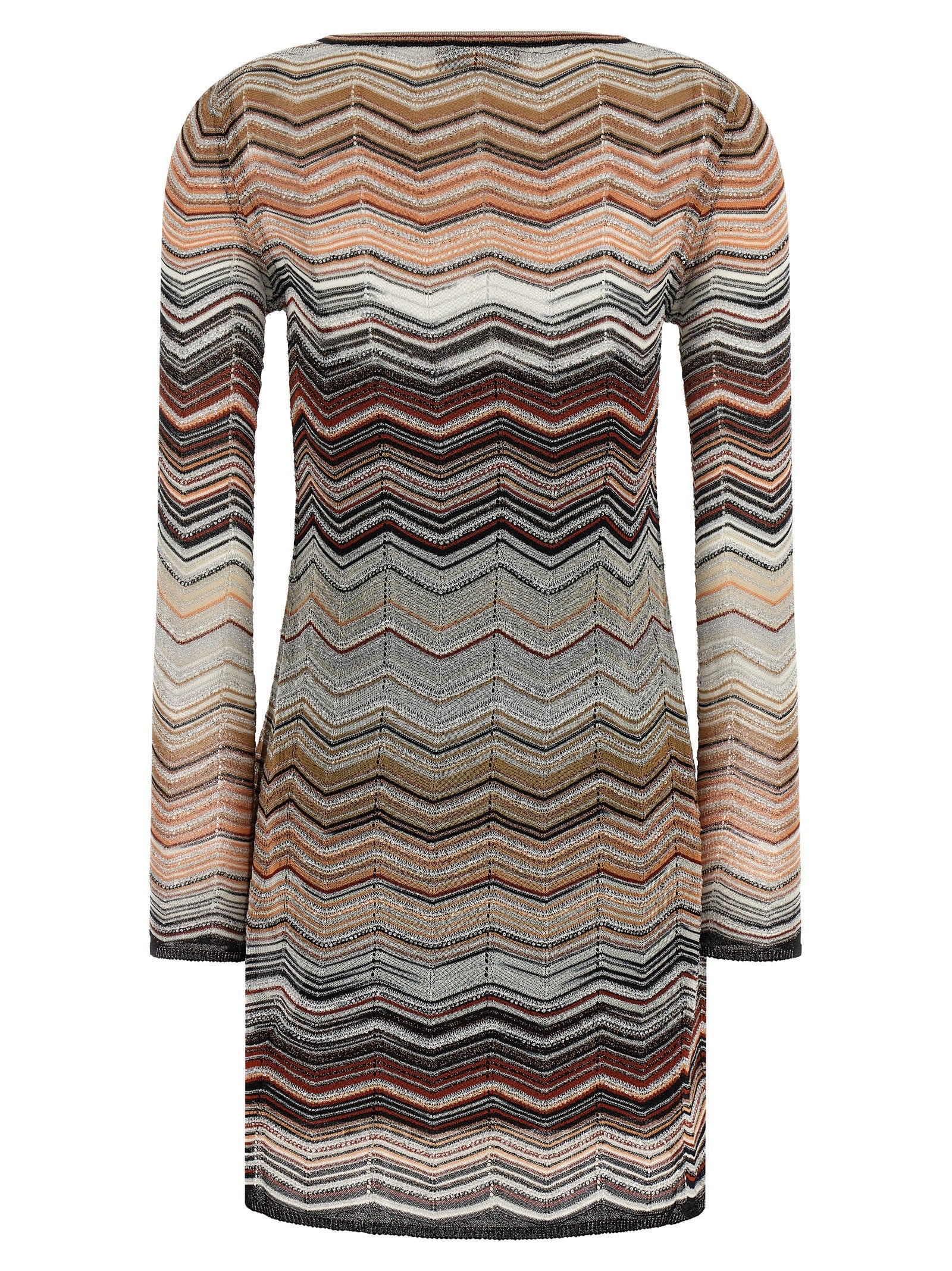 Missoni Brown Viscose Mini Dress