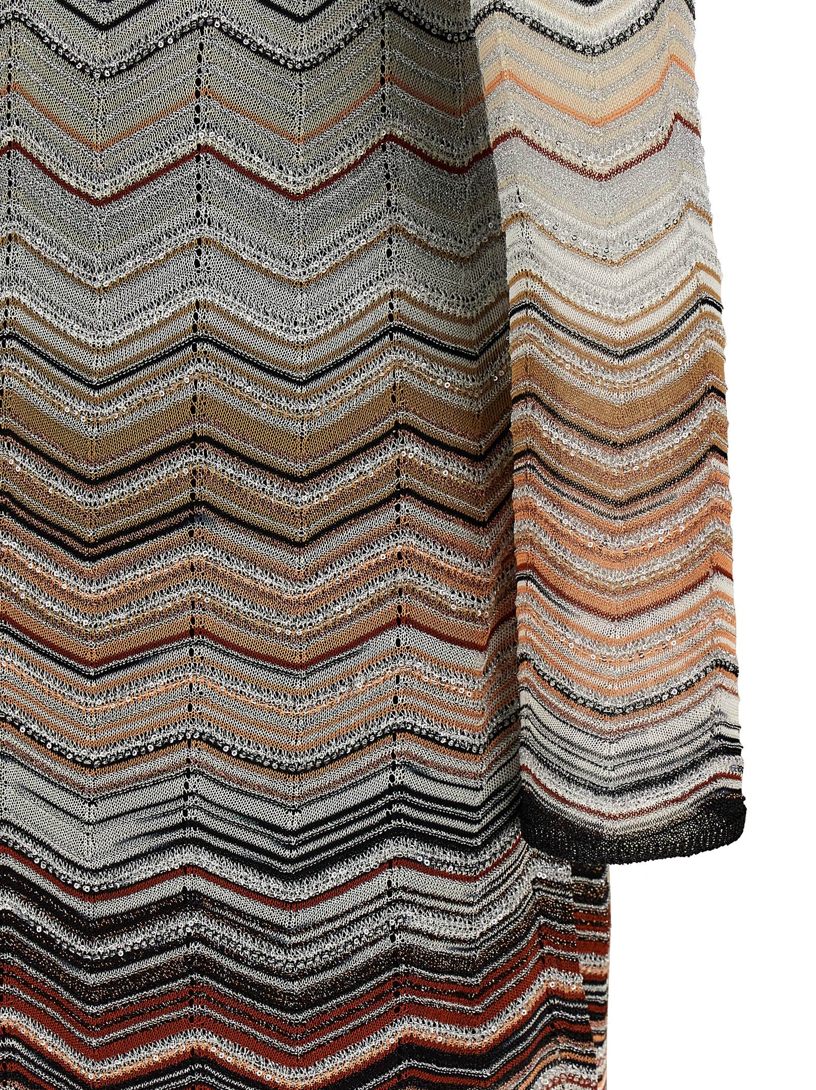 Missoni Brown Viscose Mini Dress