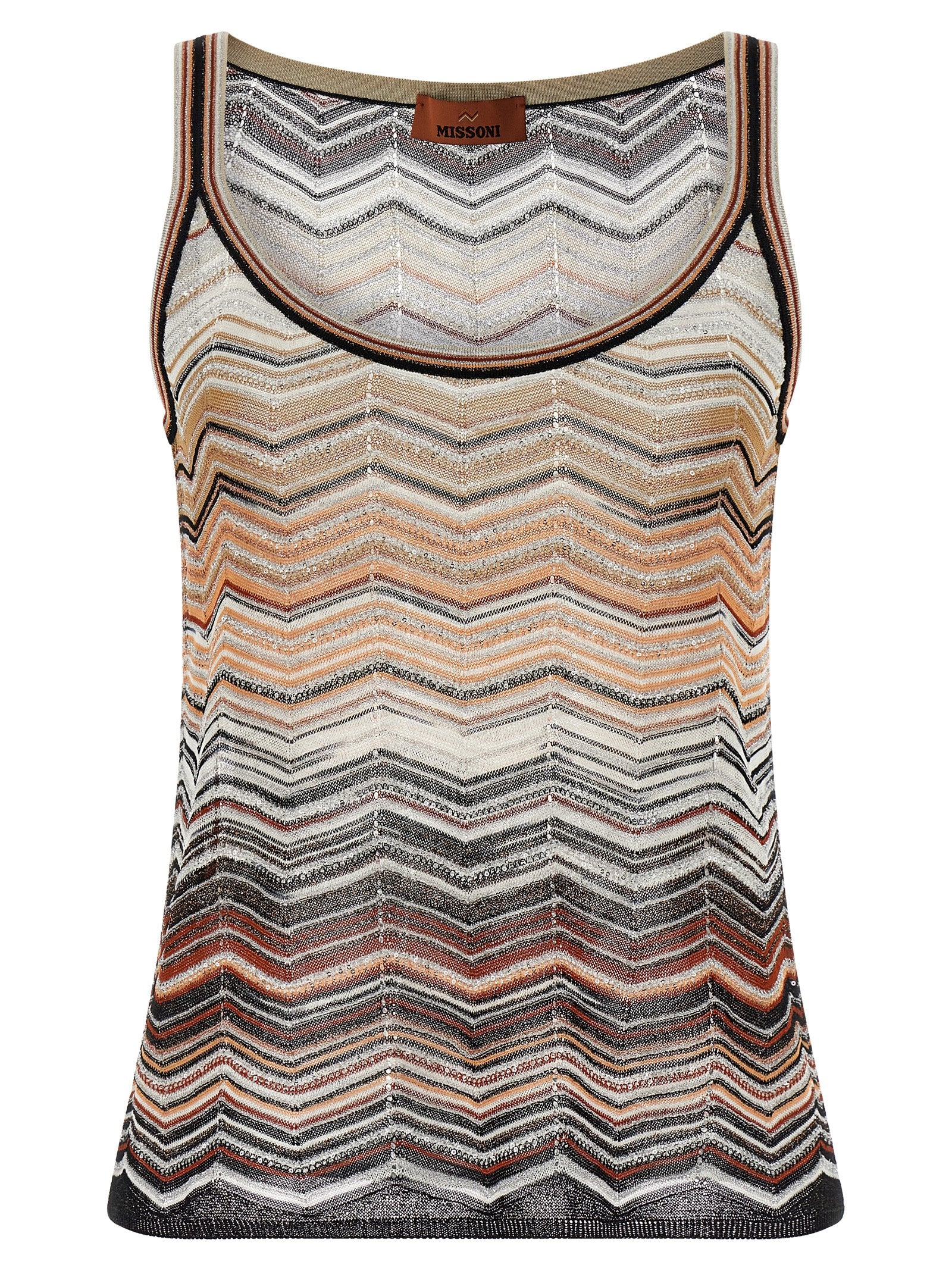 Missoni Multicolor Viscose Nylon Tank Top