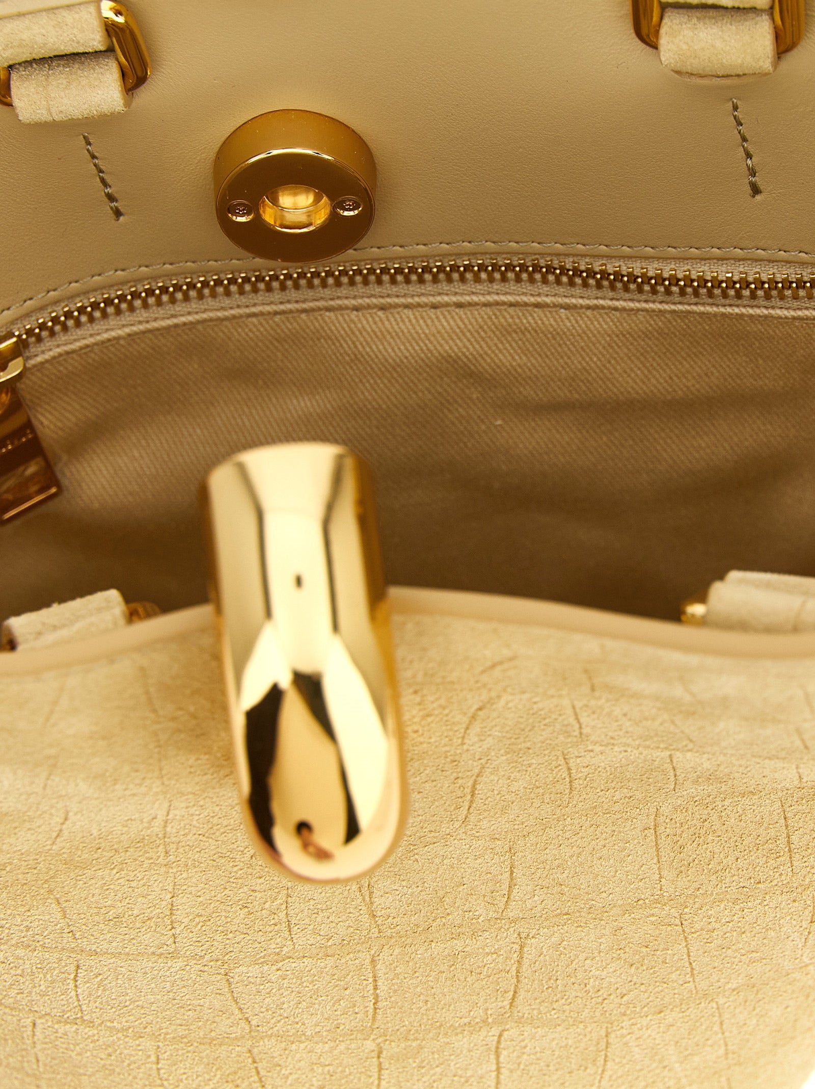 Jacquemus Beige Le Petit Bambola Calf Leather Handbag