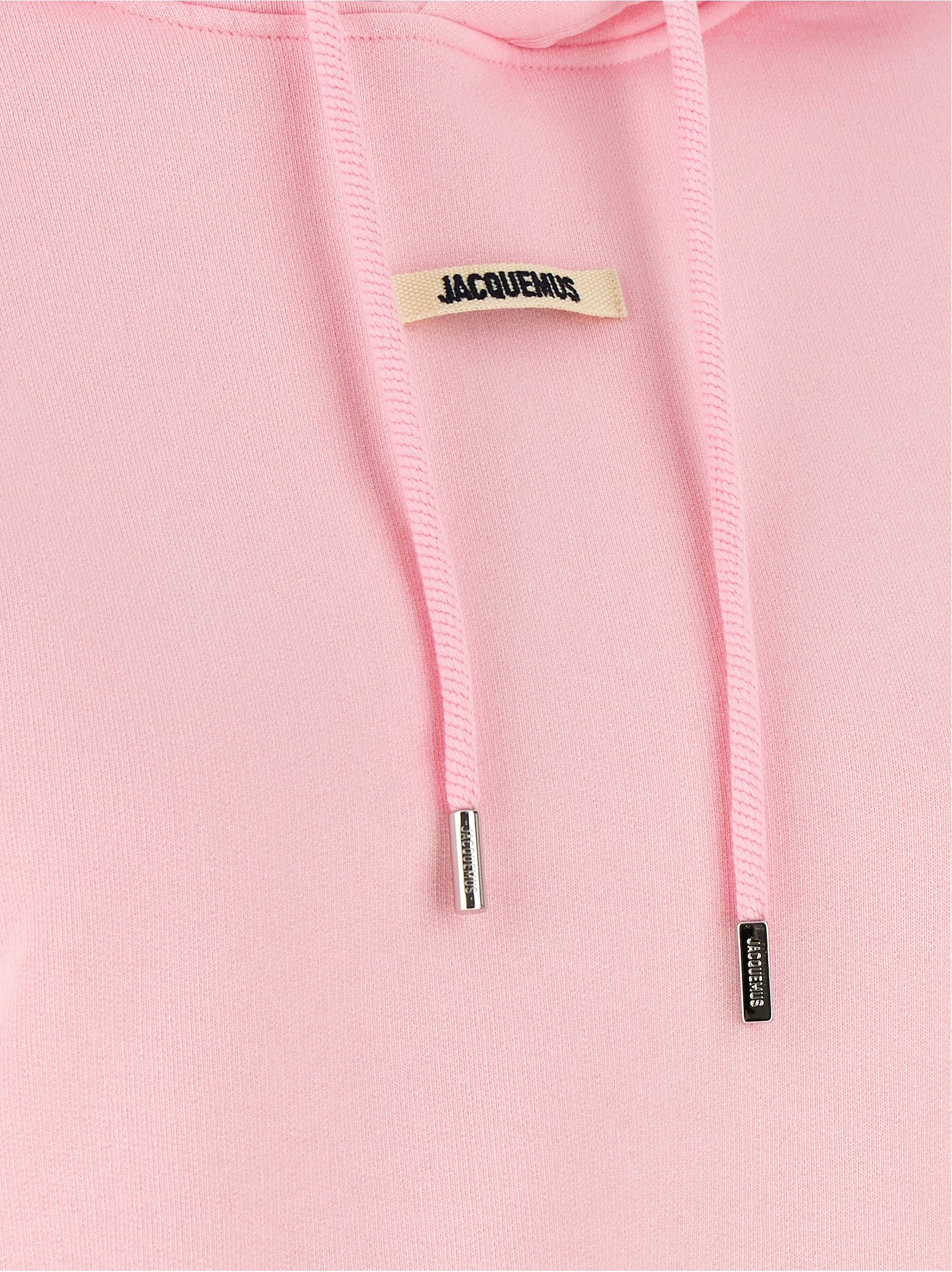 Jacquemus Pink Le Hoodie Gros-Grain Cotton Hoodie