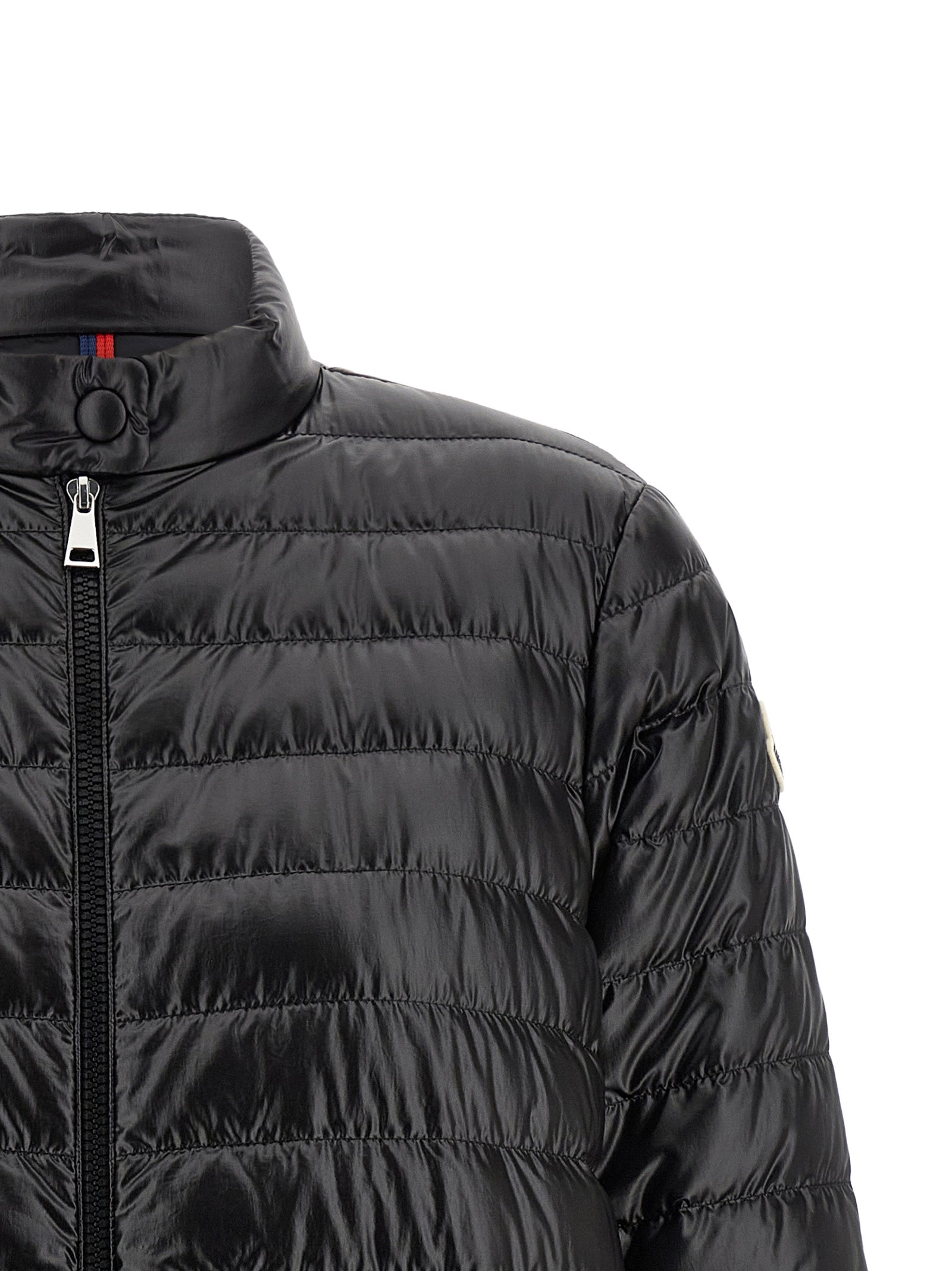 Moncler Black Azalee Nylon Full-Length Jacket