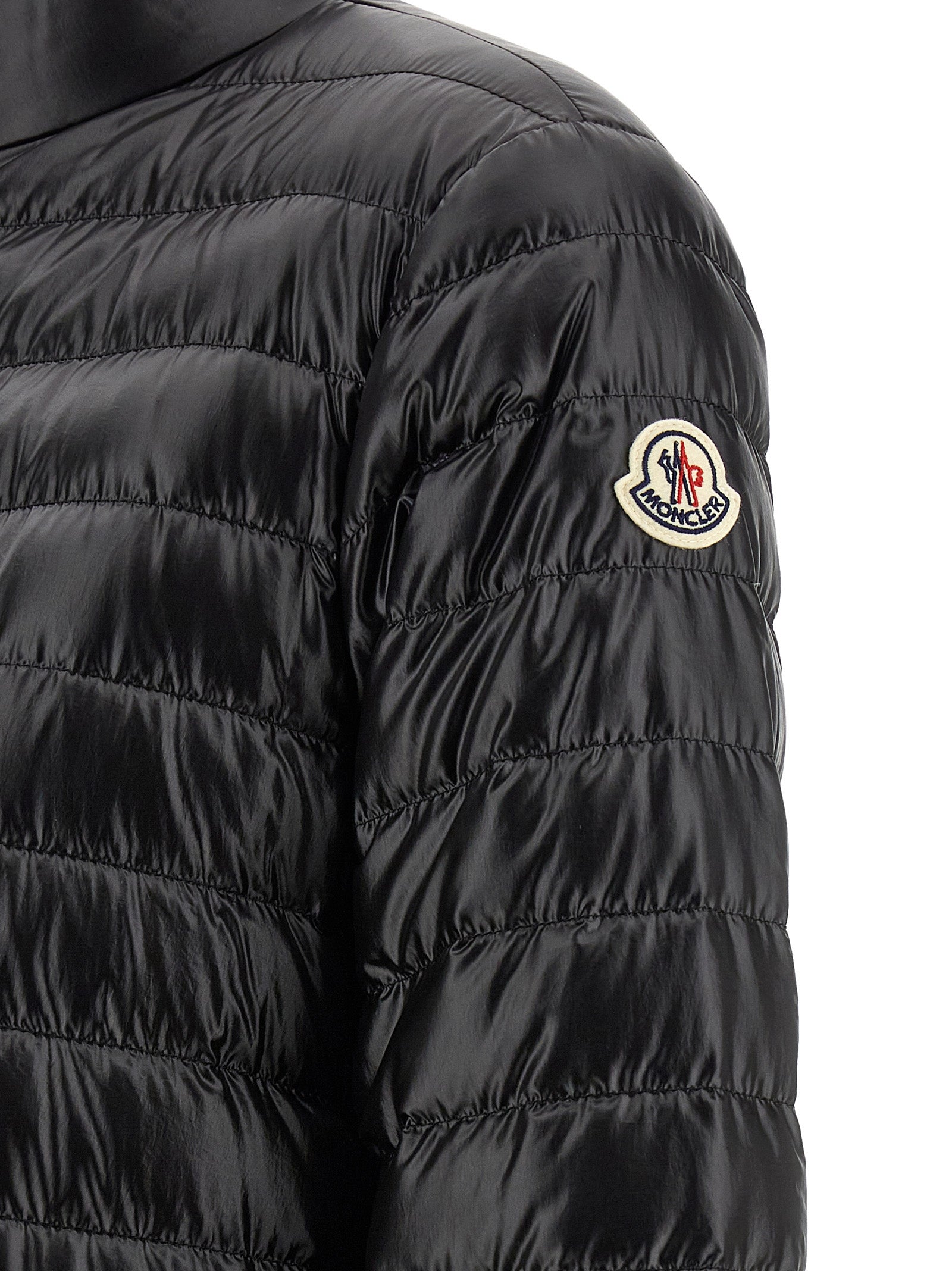 Moncler Black Azalee Nylon Full-Length Jacket