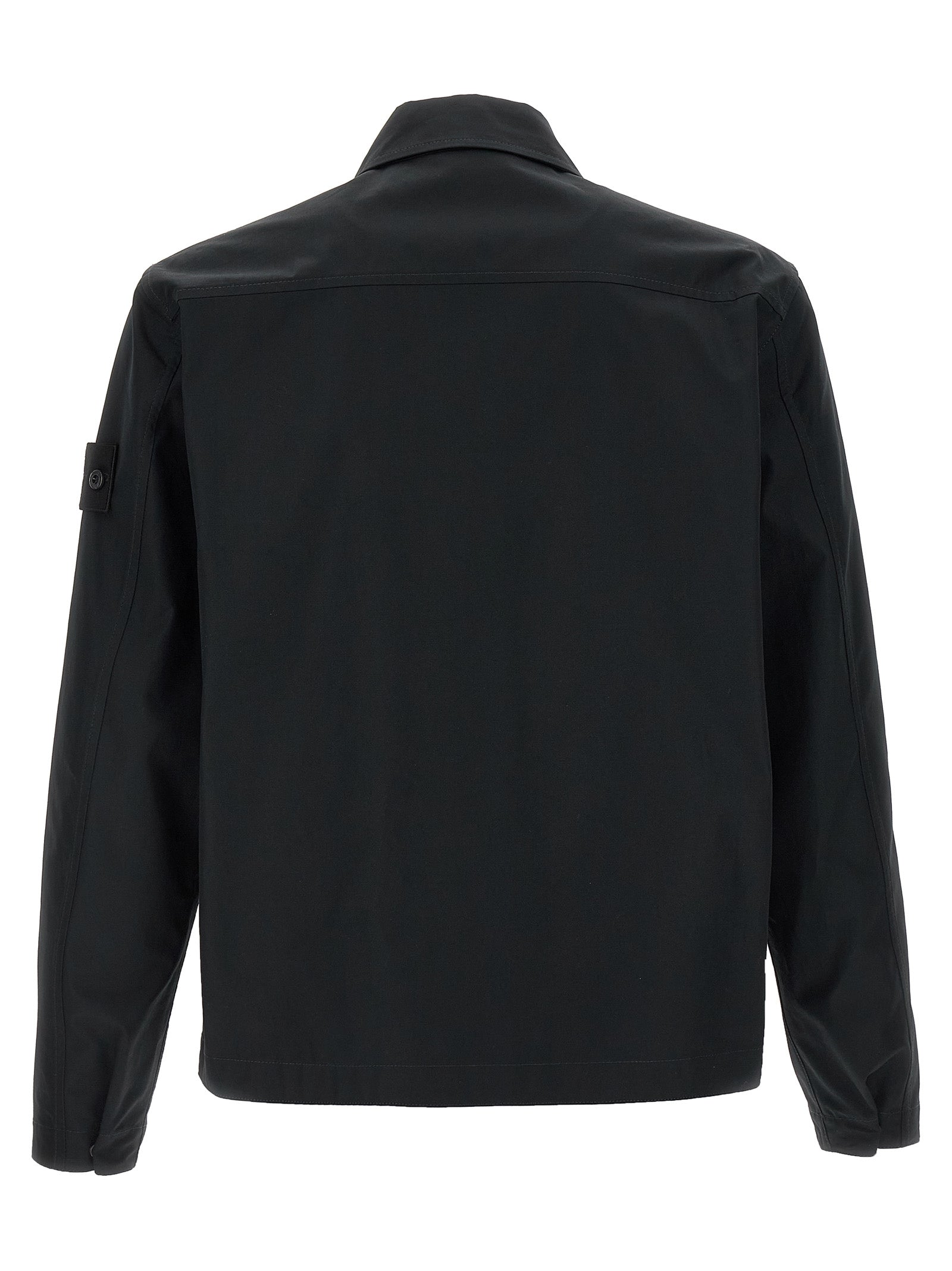 Stone Island Black Cotton Overshirt