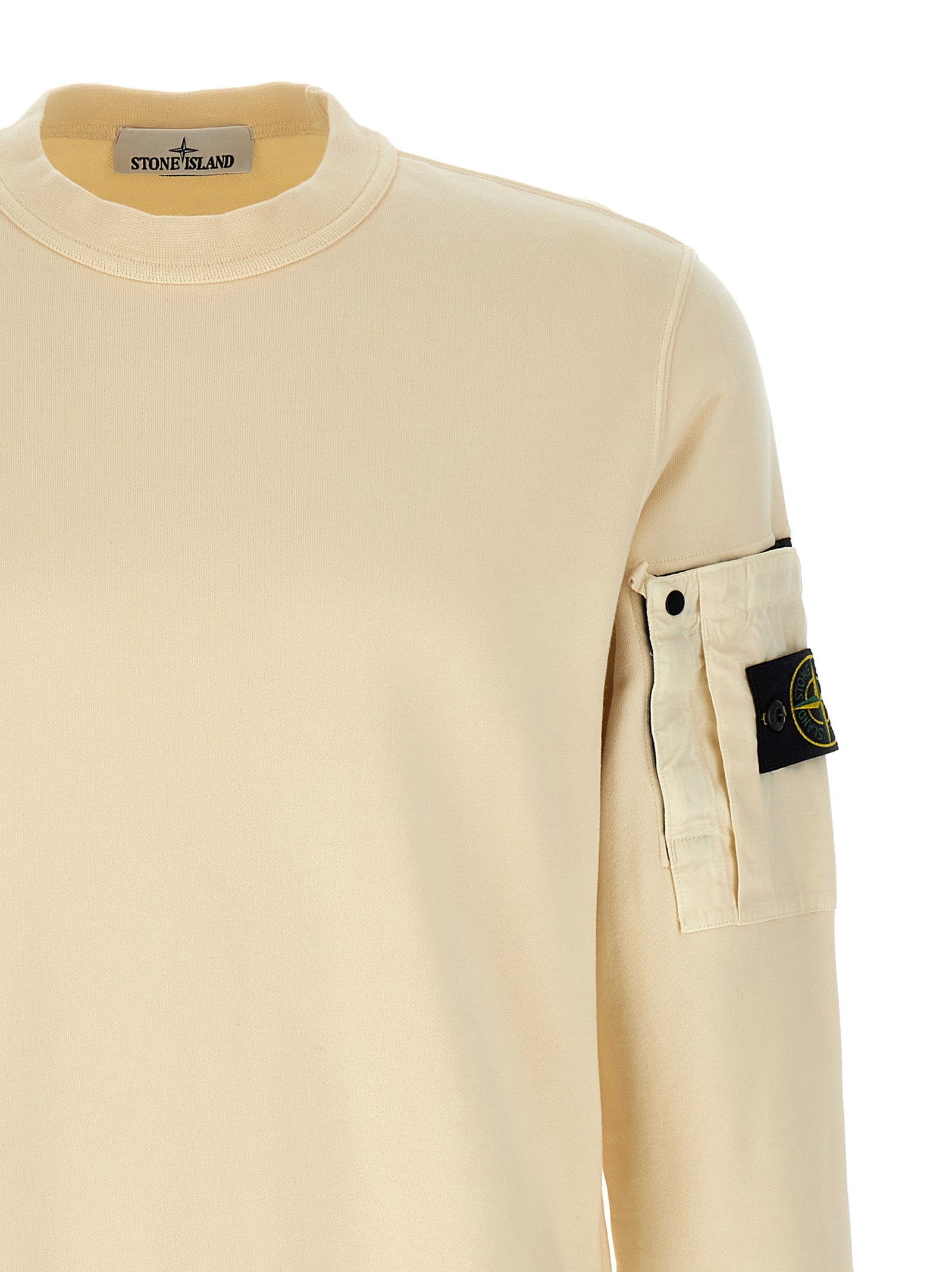 Stone Island Beiges Baumwoll-Sweatshirt