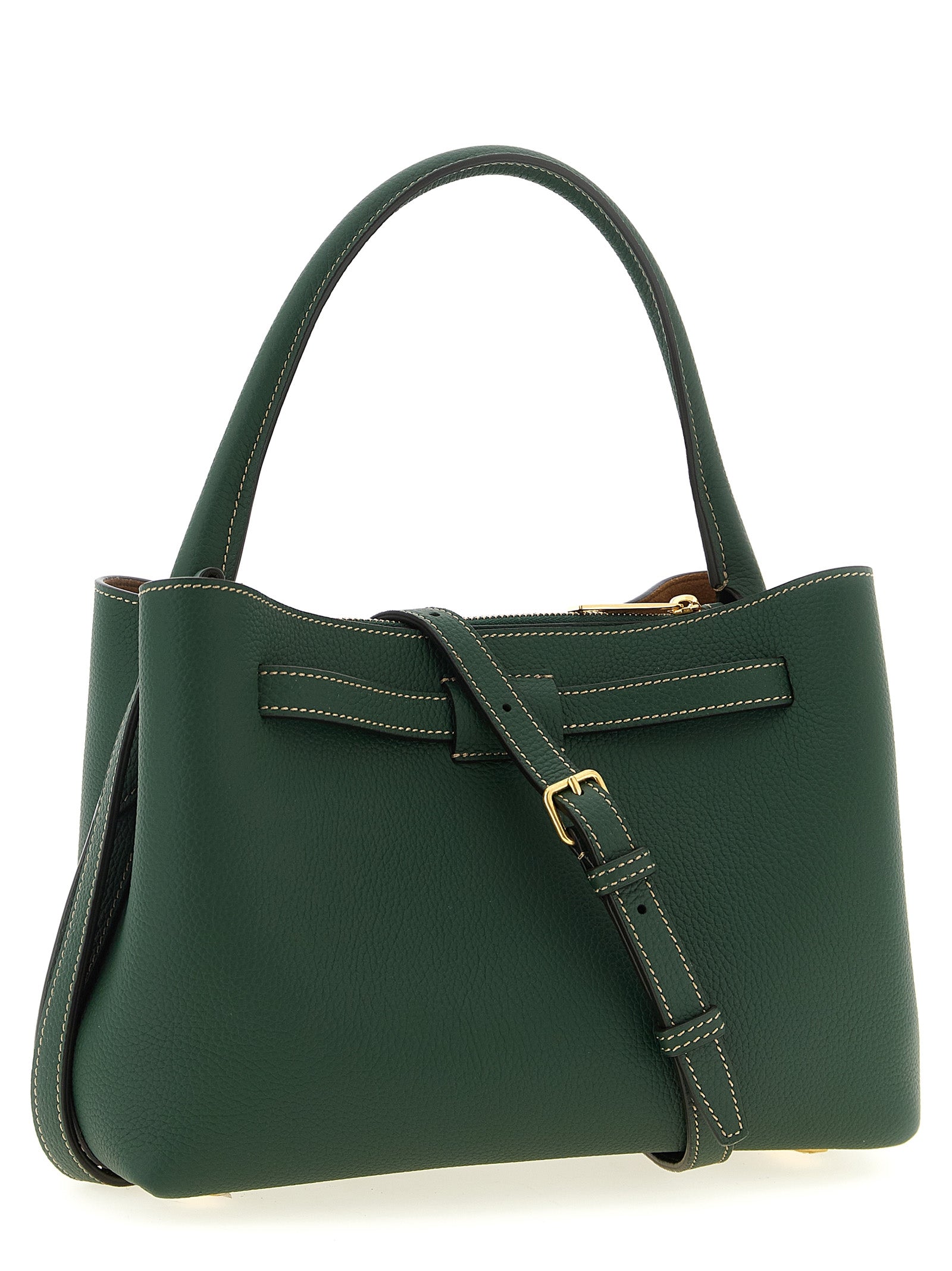 Tod’s Green Tim Mini Handbag Leather